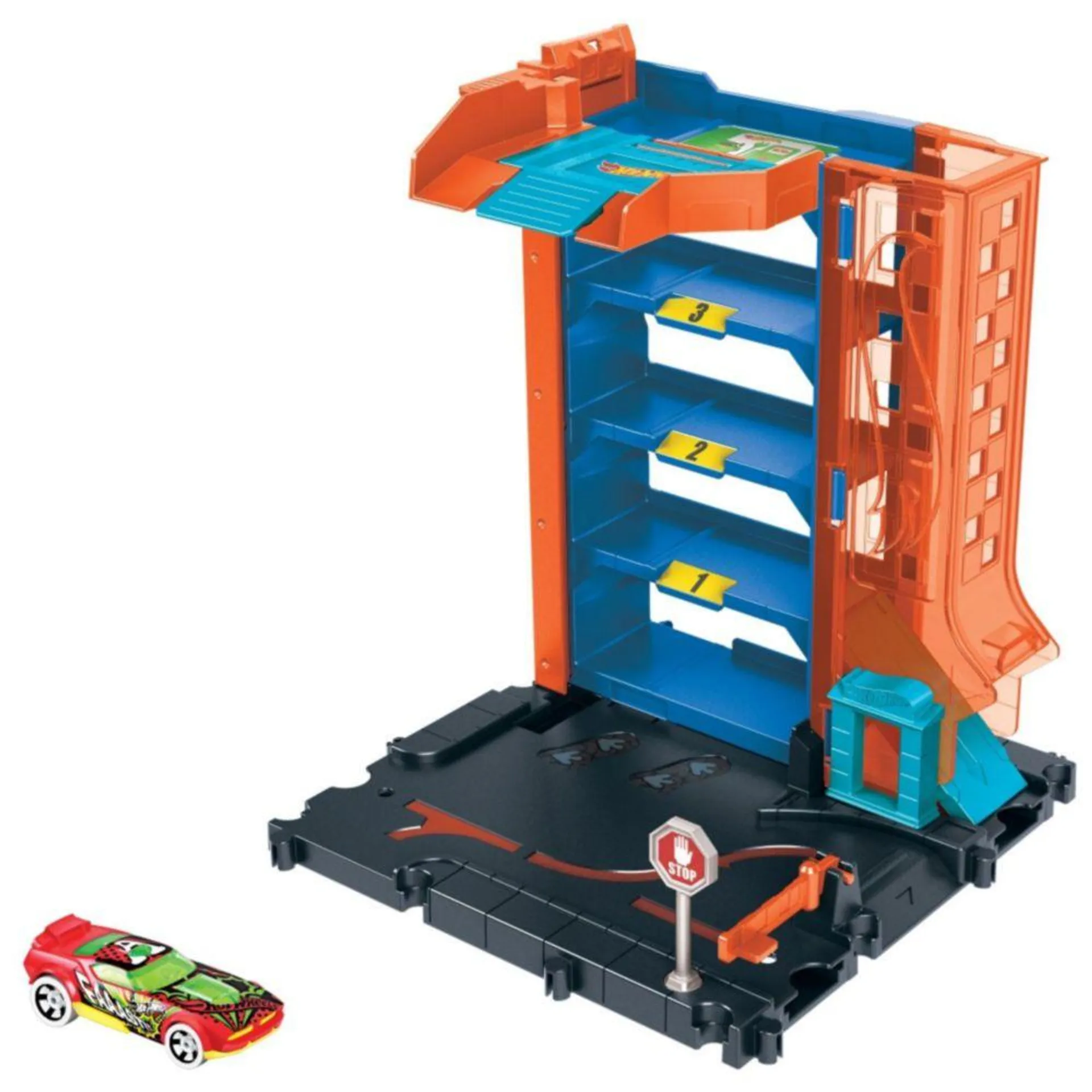 Set De Juego Hotwheels Garaje Hdr28