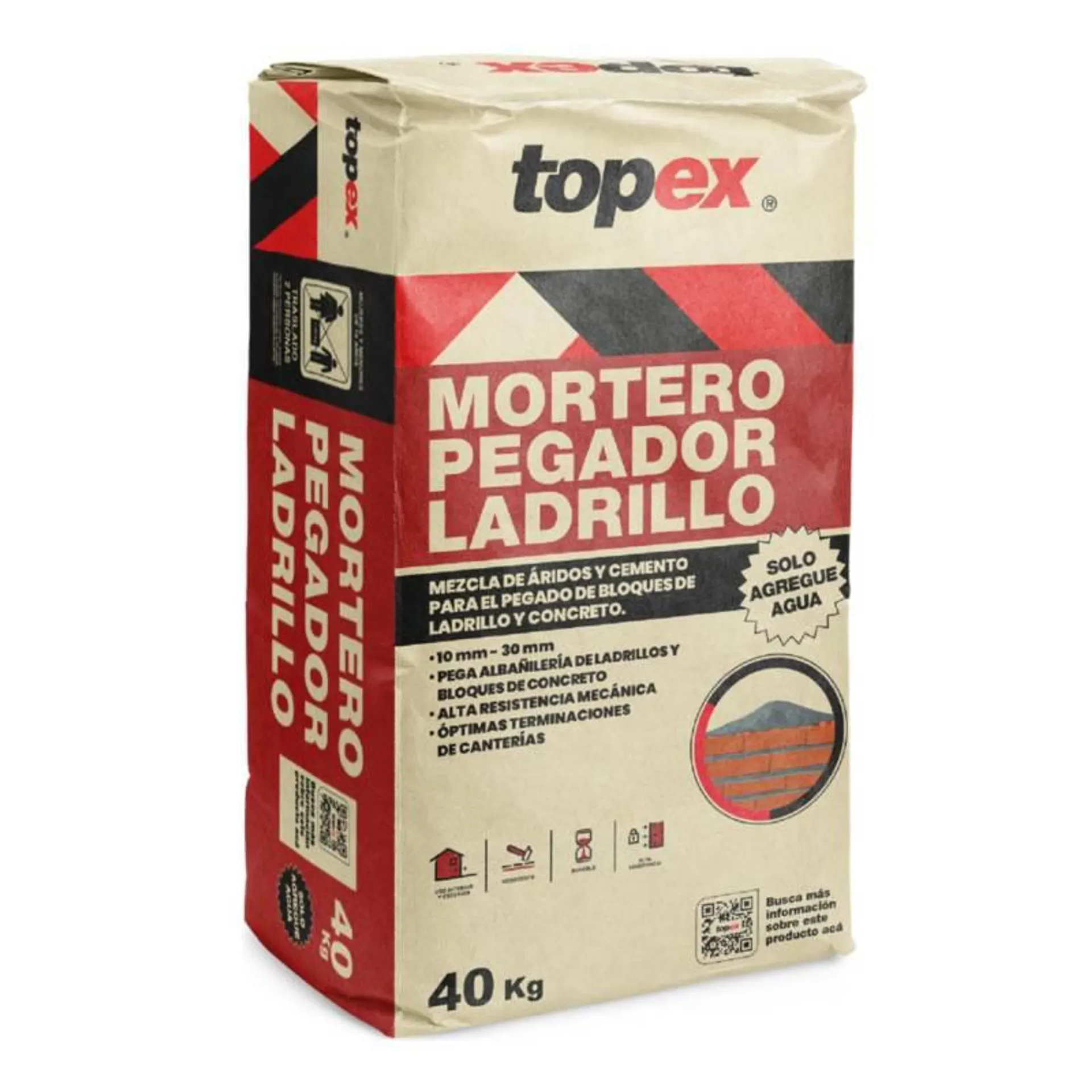 Mortero Pegador Ladrillo 40kg