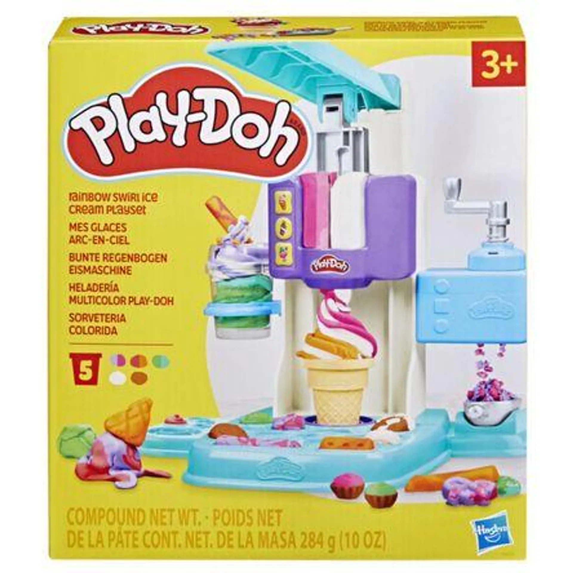 Set De Juego De Helados Play Doh Rainbow Ice Cream