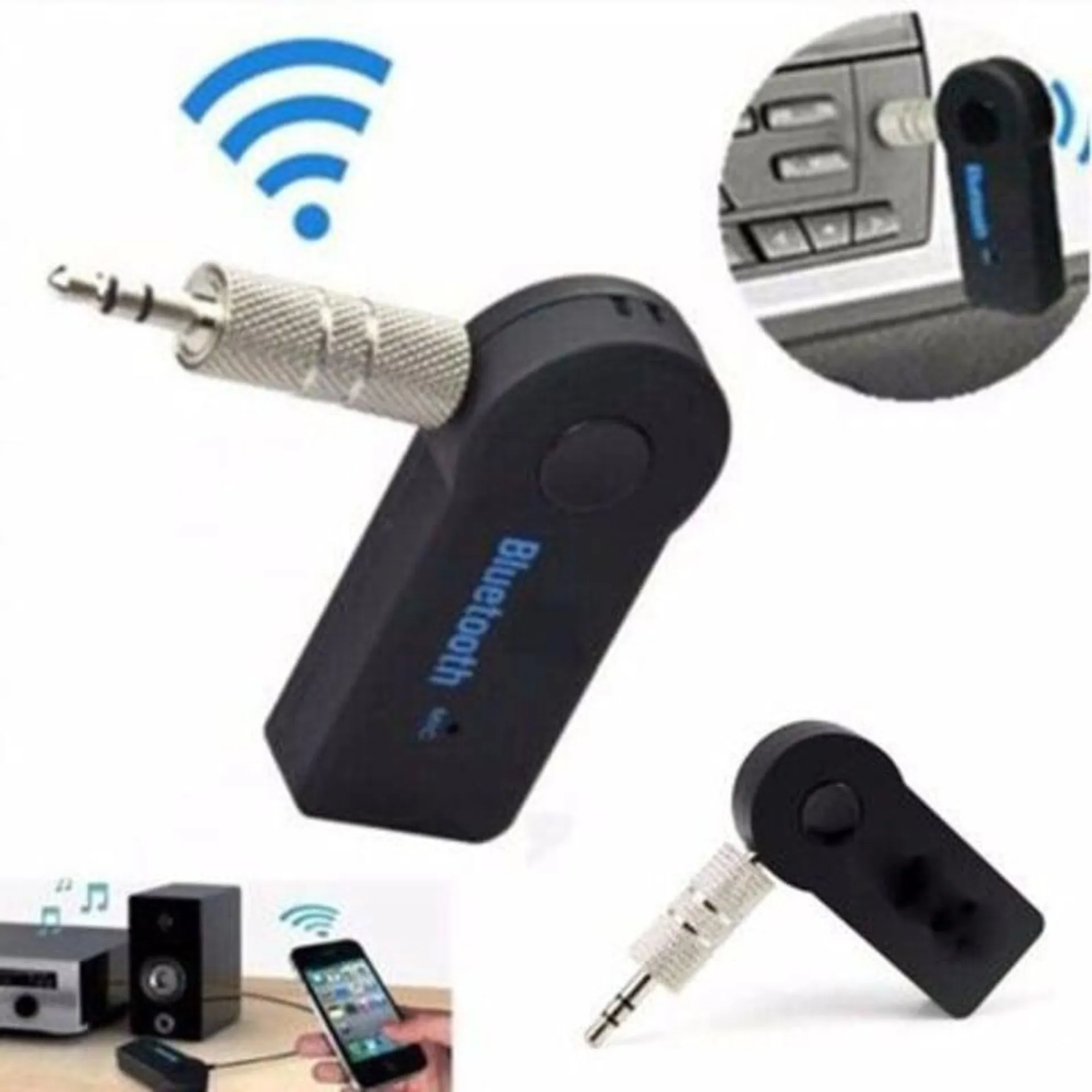 Receptor De Audio Adaptador Bluetooth V3.0 De 3,5 Mm Wireless