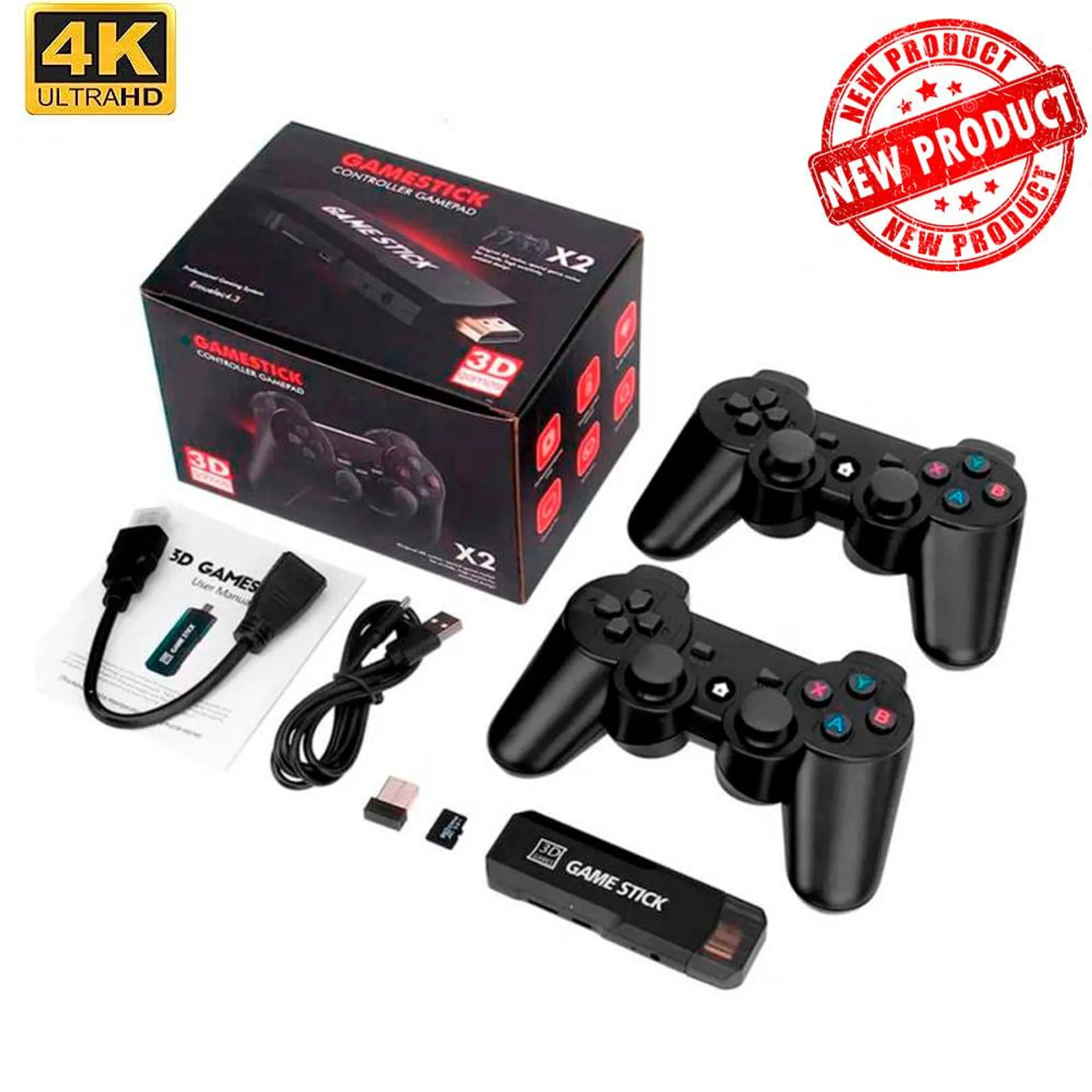 CONSOLA RETRO GAME STICK X2 PLUS 12...