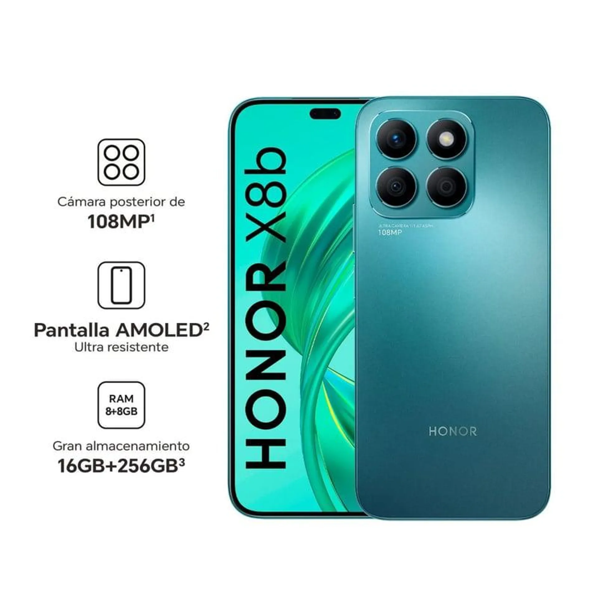 Celular Honor X8b 8GB 256GB.