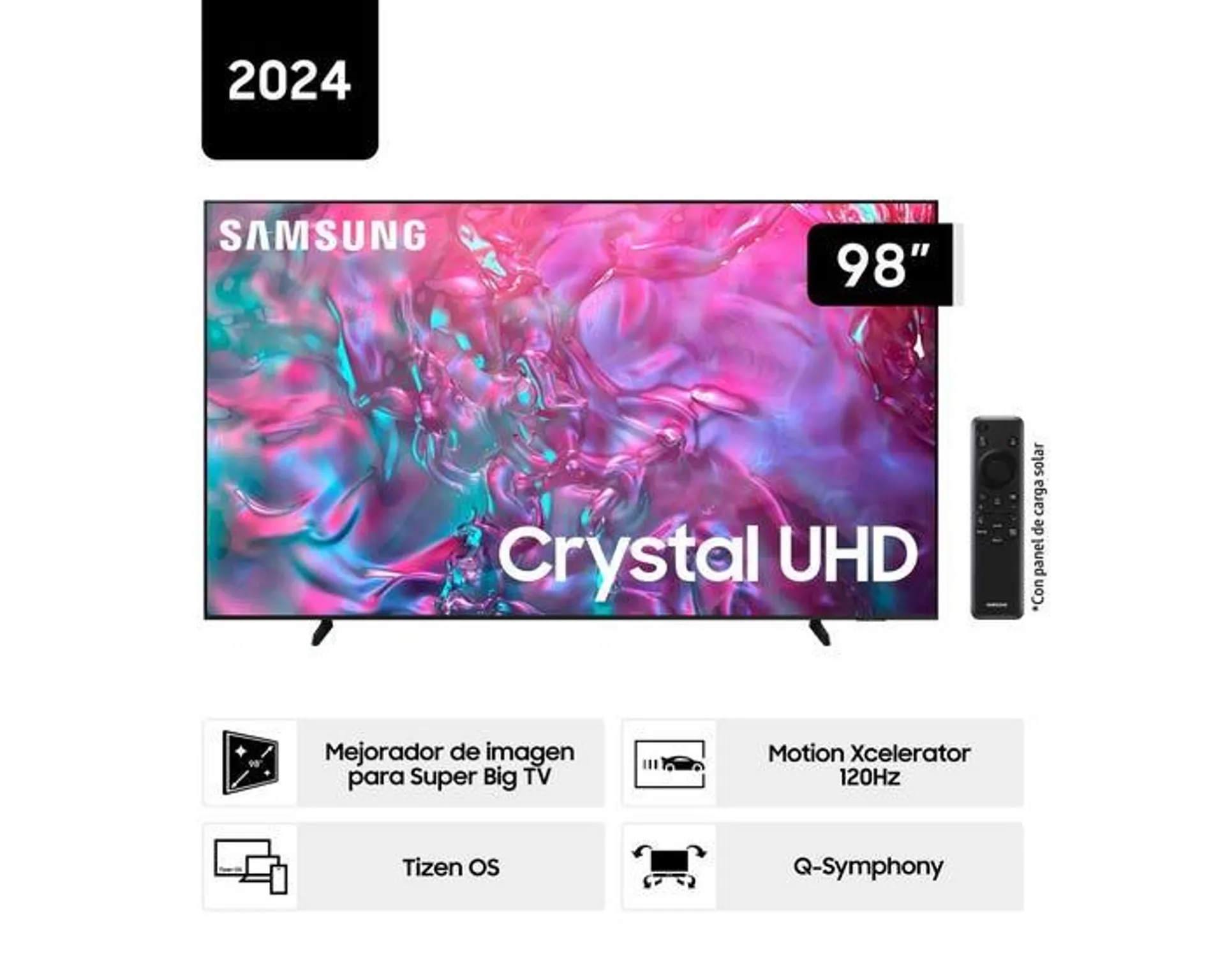 Televisor Samsung Smart TV 98" 4K UHD UN98DU9000GXPE