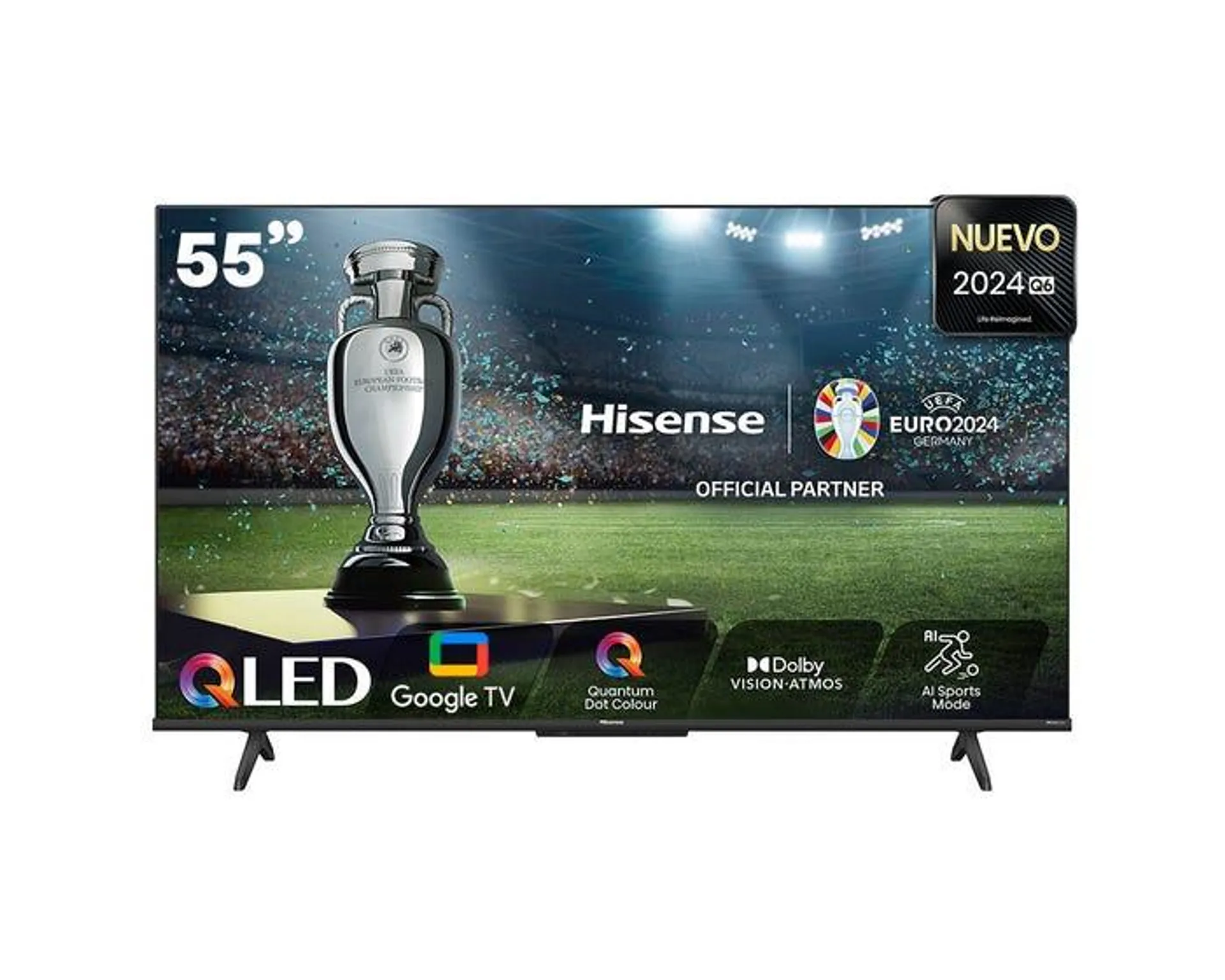 Televisor Hisense Smart TV 55" QLED 4K 55Q6N