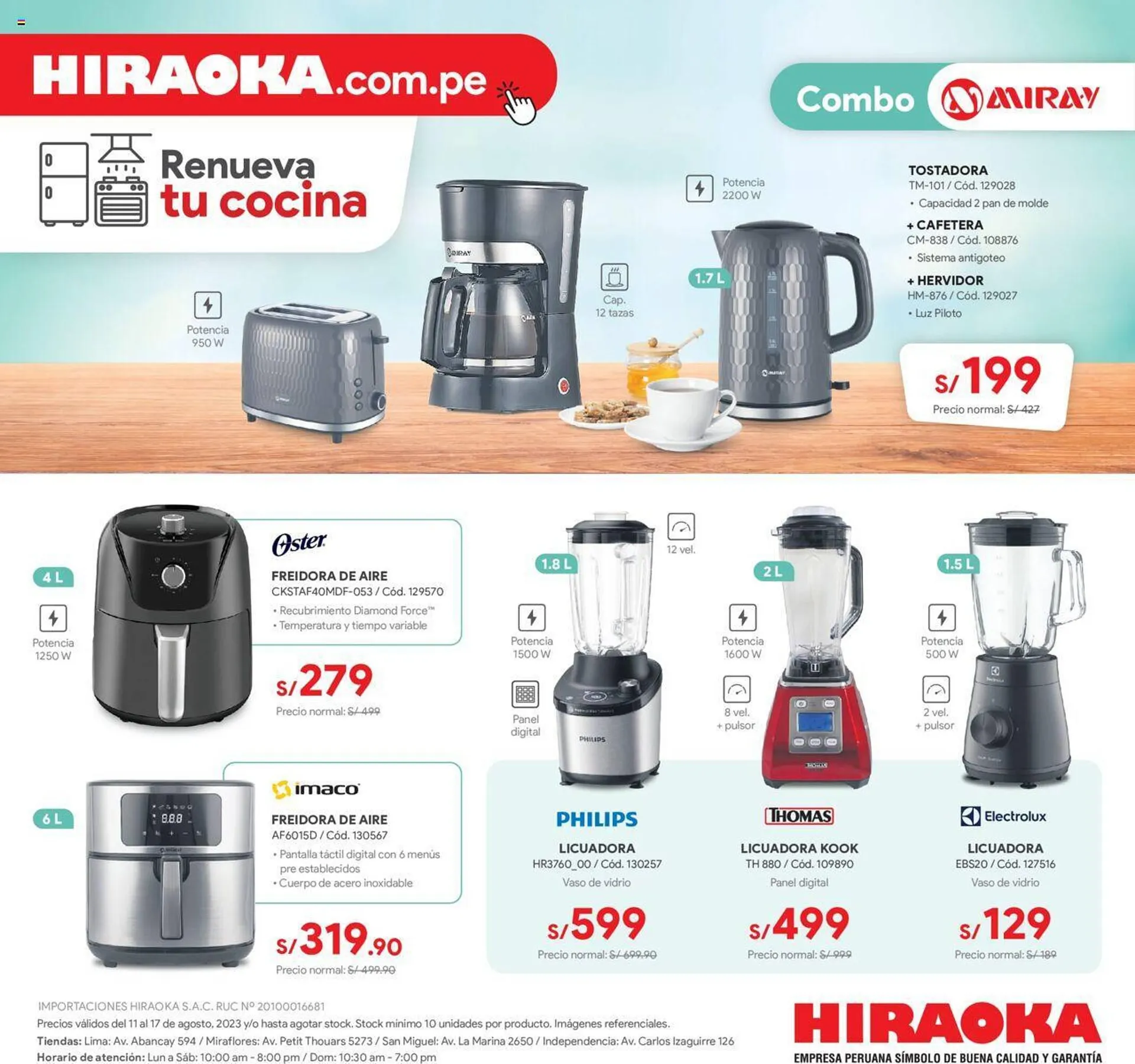 Precios de discount licuadoras en hiraoka