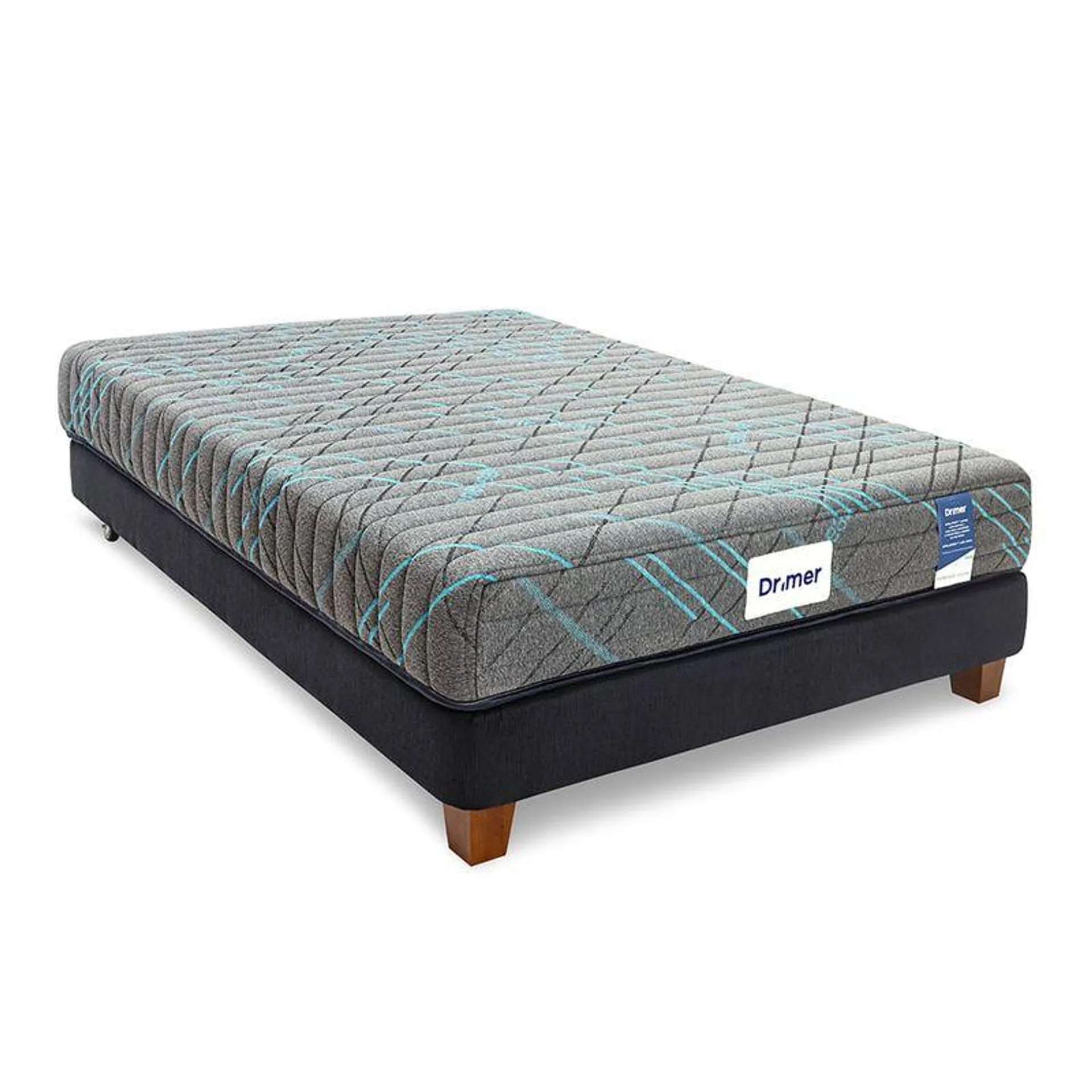 Cama Americana Látex Forever Young 1.5 Plazas