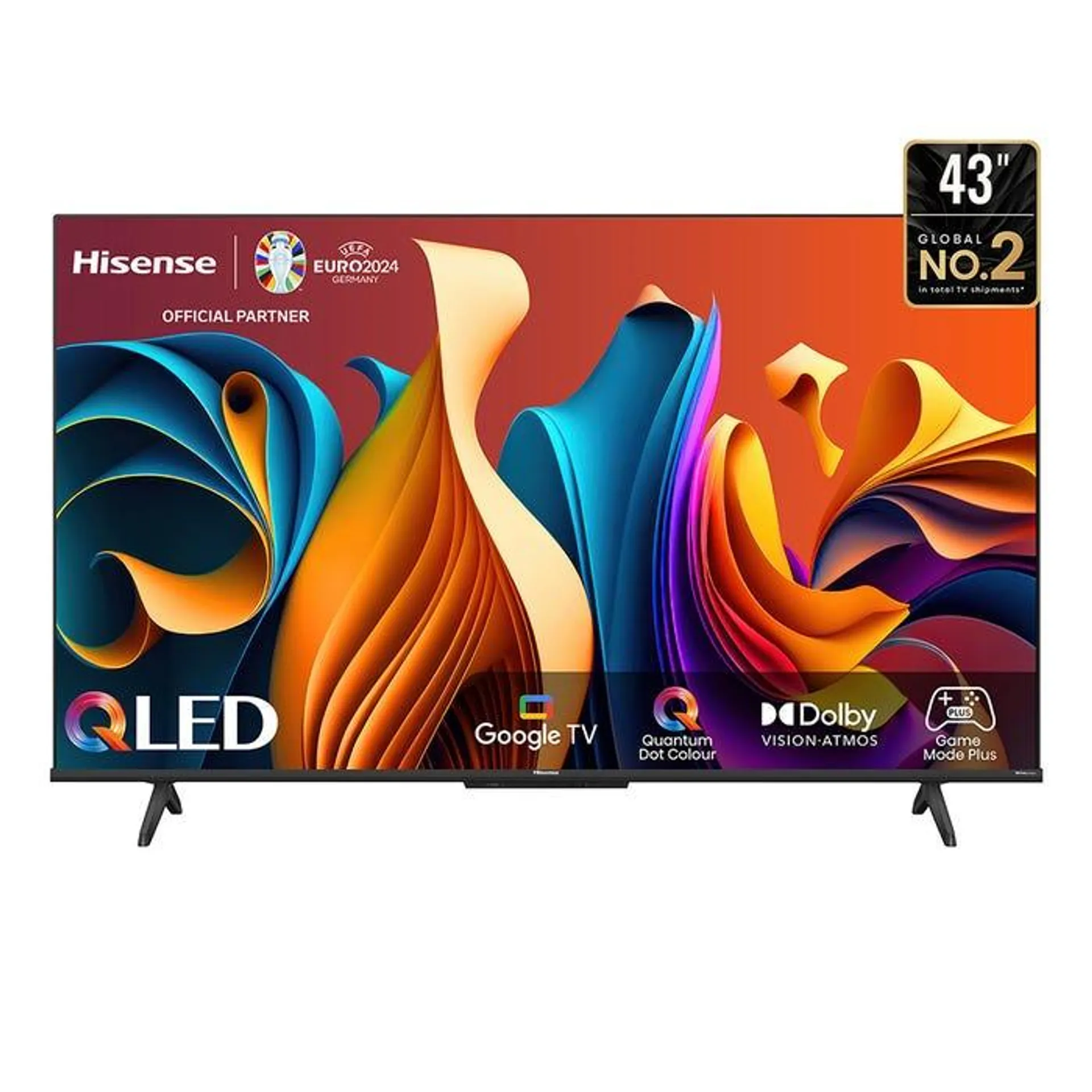 TV Hisense 43" QLED 4K Ultra HD Smart TV 43Q6N