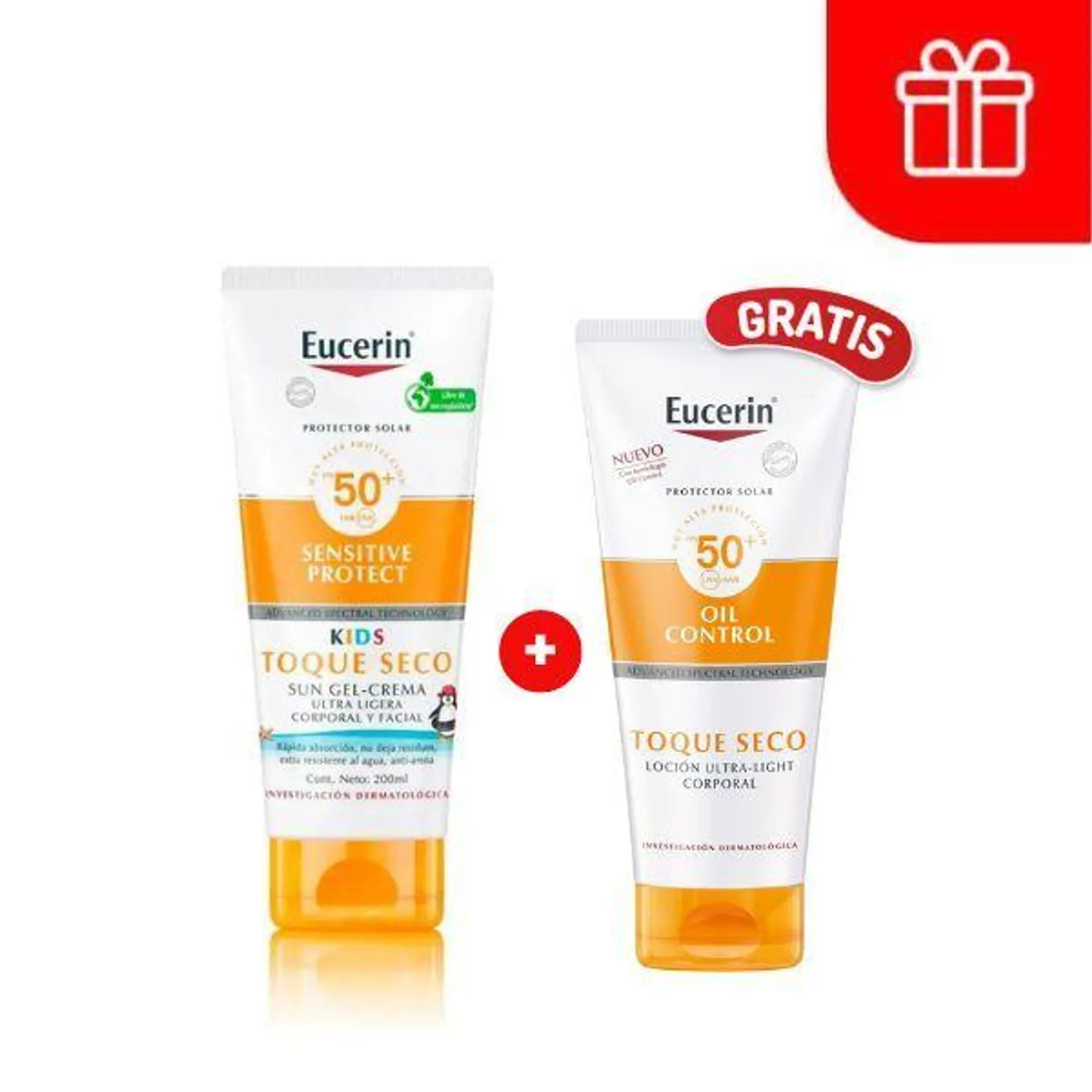 Protector Solar Eucerin Sensitive Protect Kids Sun Gel- Frasco 200 ML