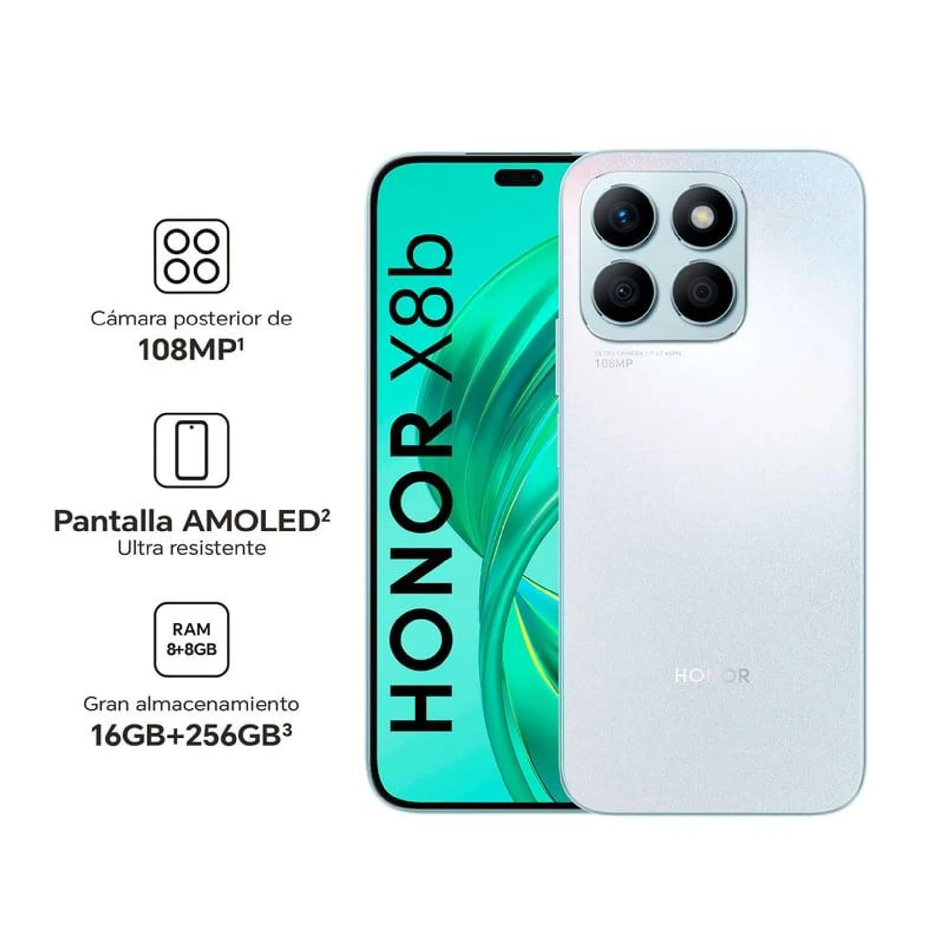 HONOR X8b 8GB256GB - Titanium Silver