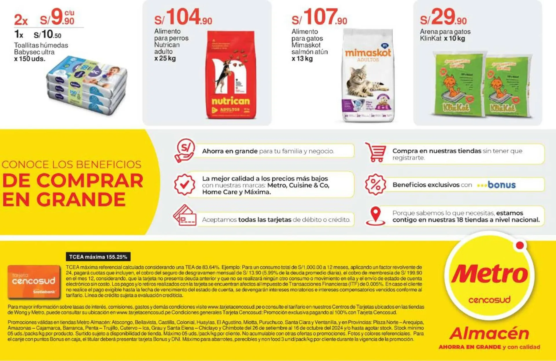 Catalogo de Catálogo Metro 27 de setiembre al 16 de octubre 2024 - Pag 10