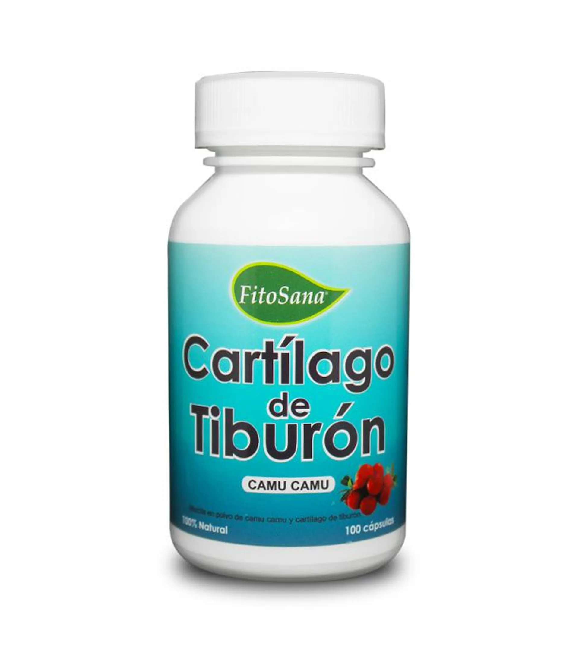 Cartílago de Tiburón + Camu Camu – 100 Cápsulas