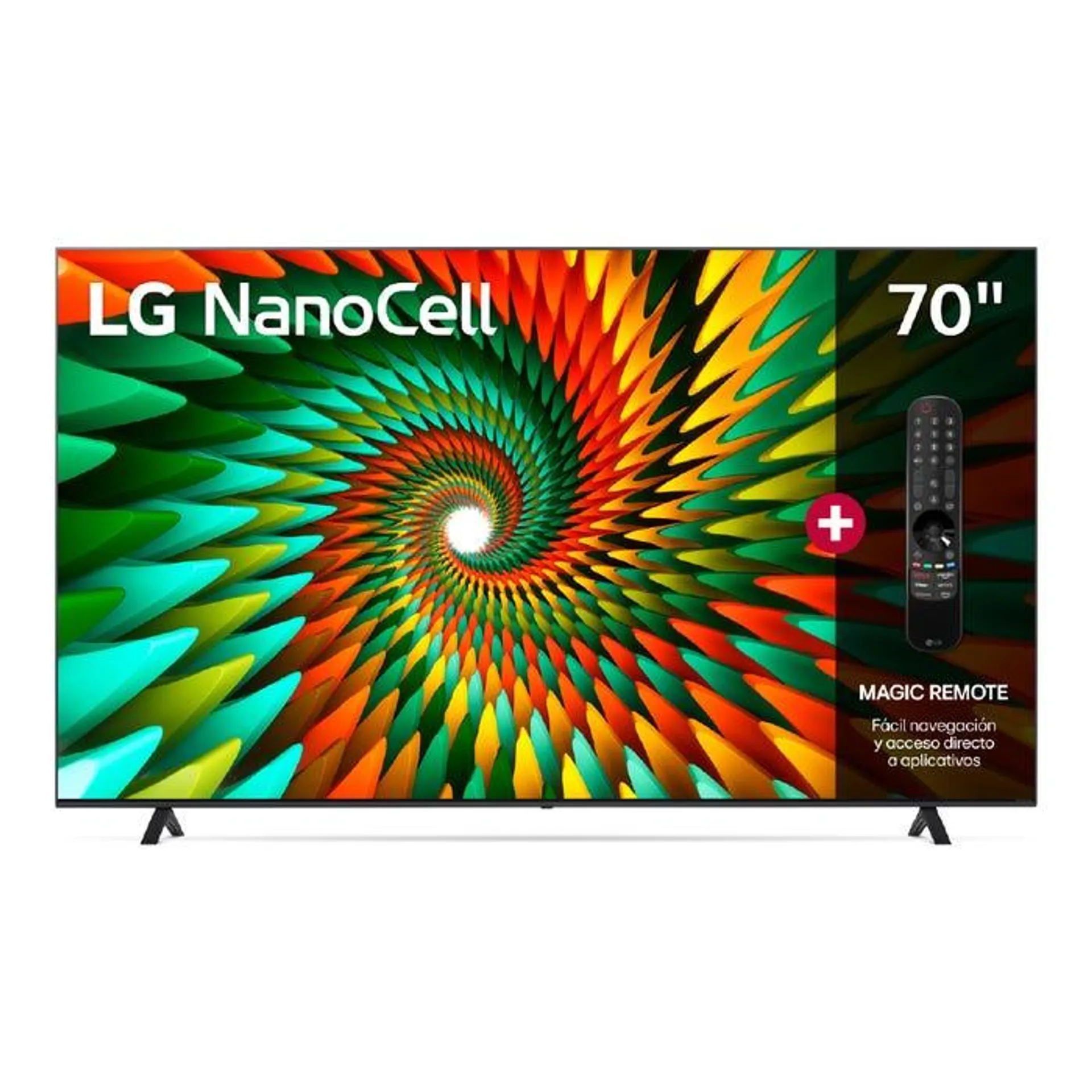 TV LG 70" NanoCell 4K UHD ThinQ AI Smart 70NANO77SRA