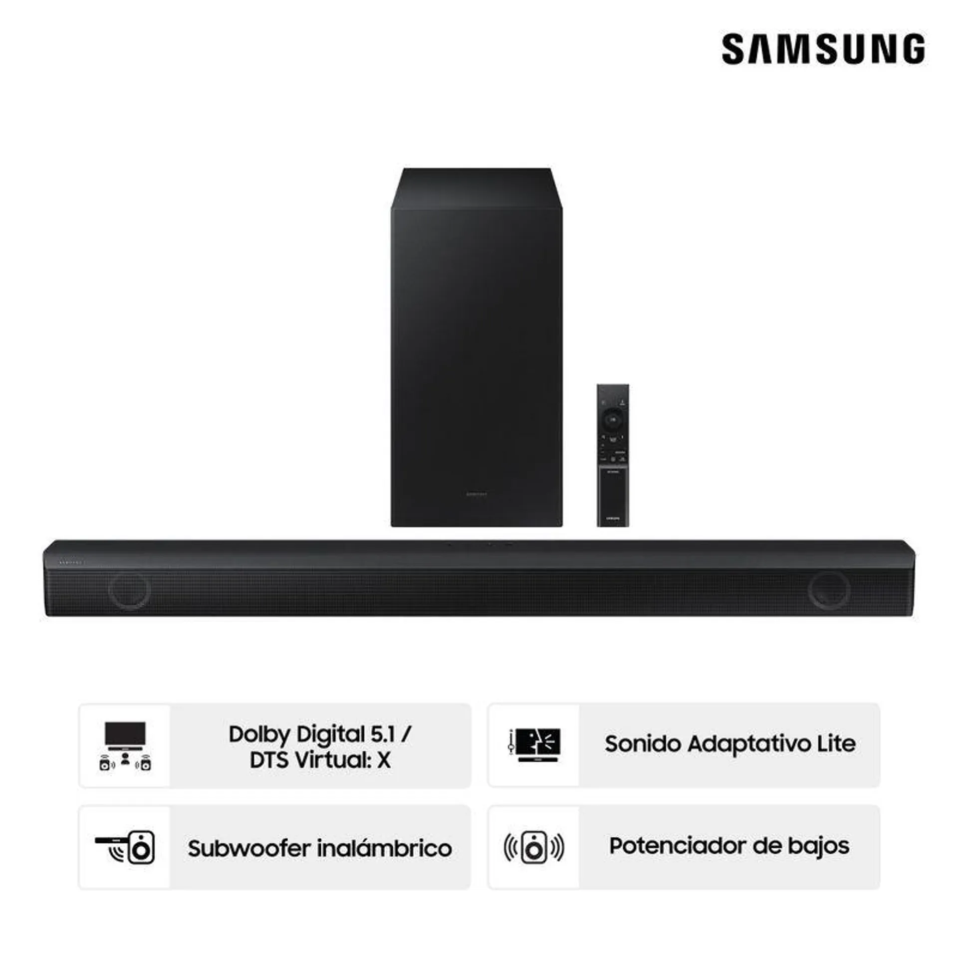 Samsung Soundbar Bluetooth 2.1Ch HW-B550/PE