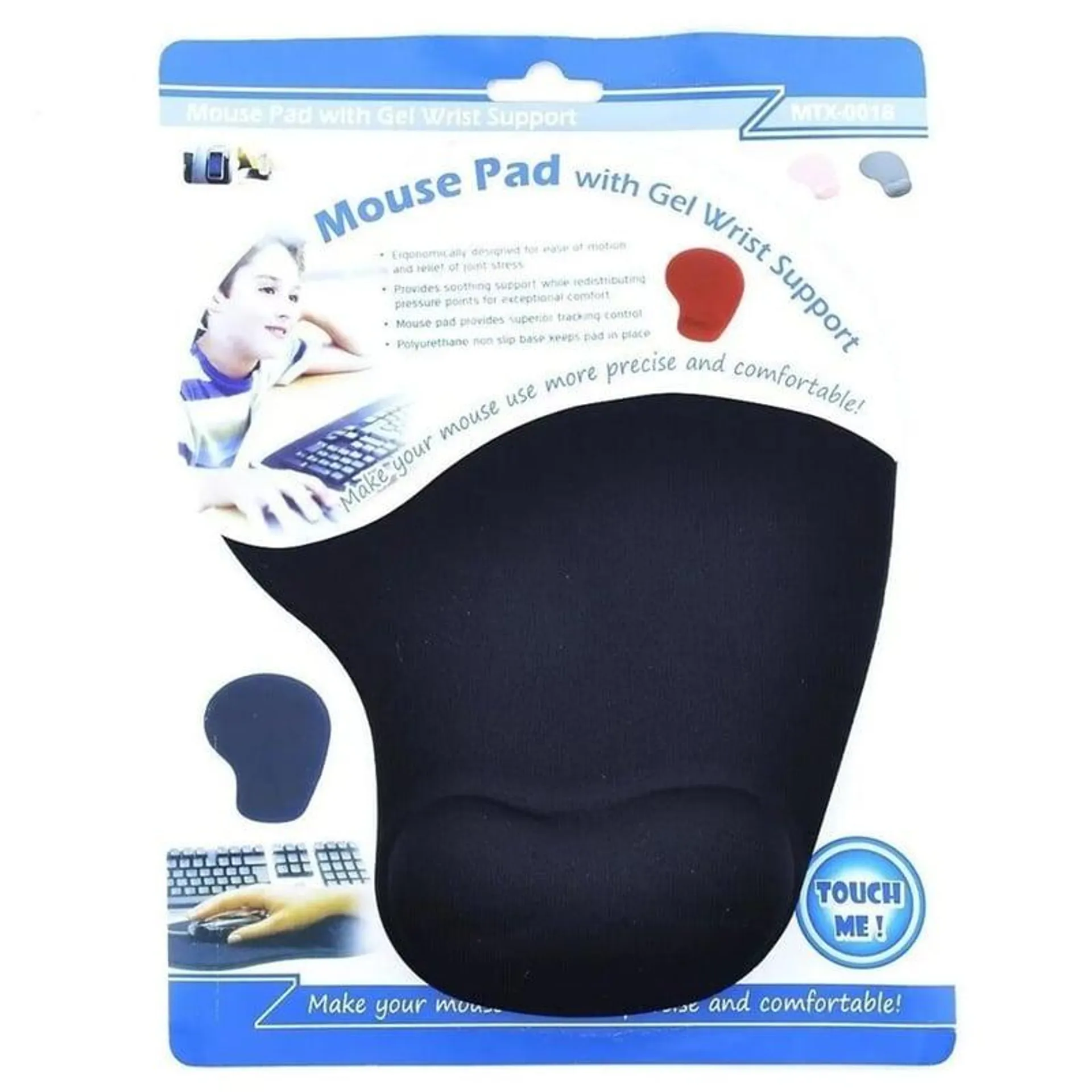 Mouse Pad Base Escritorio Con Almohadilla En Gel Alta Calidad