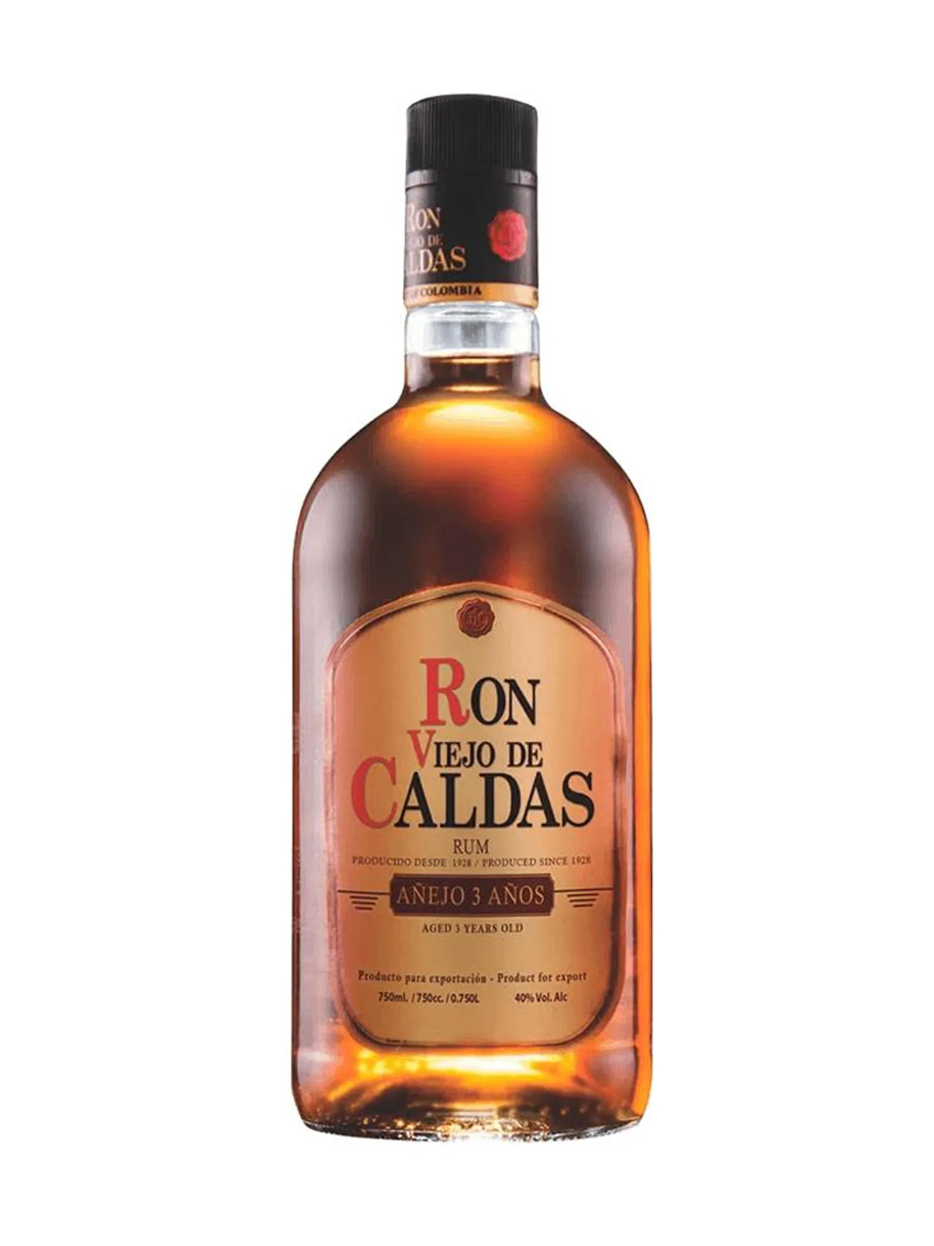 RON VIEJO DE CALDAS 3 AÑOS 750ML