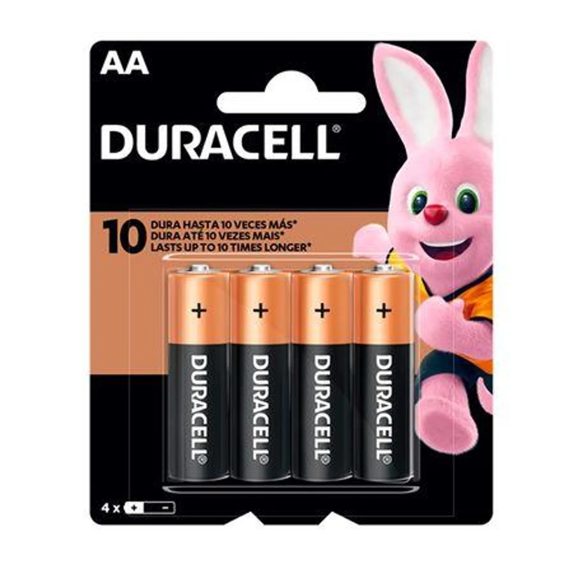 Pilas Duracell AA x4 unidades