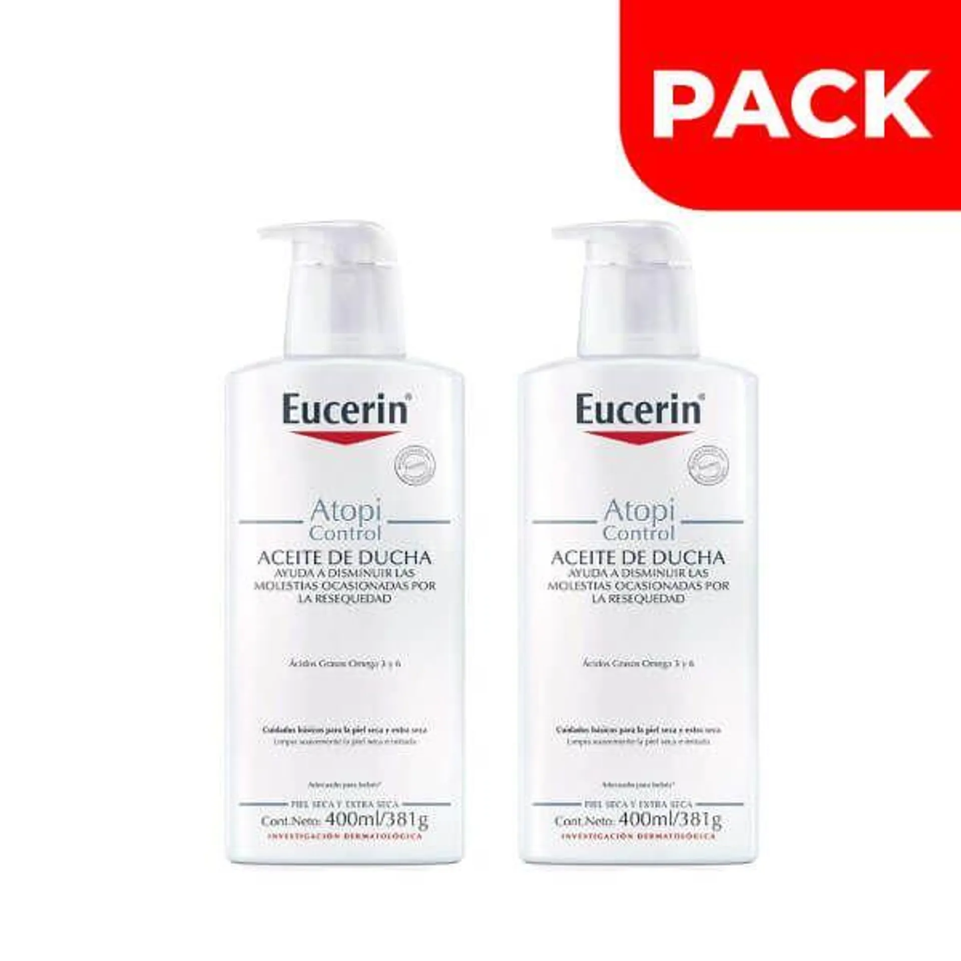 Pack Eucerin Atopi Control Aceite De Ducha - Frasco 400 Ml