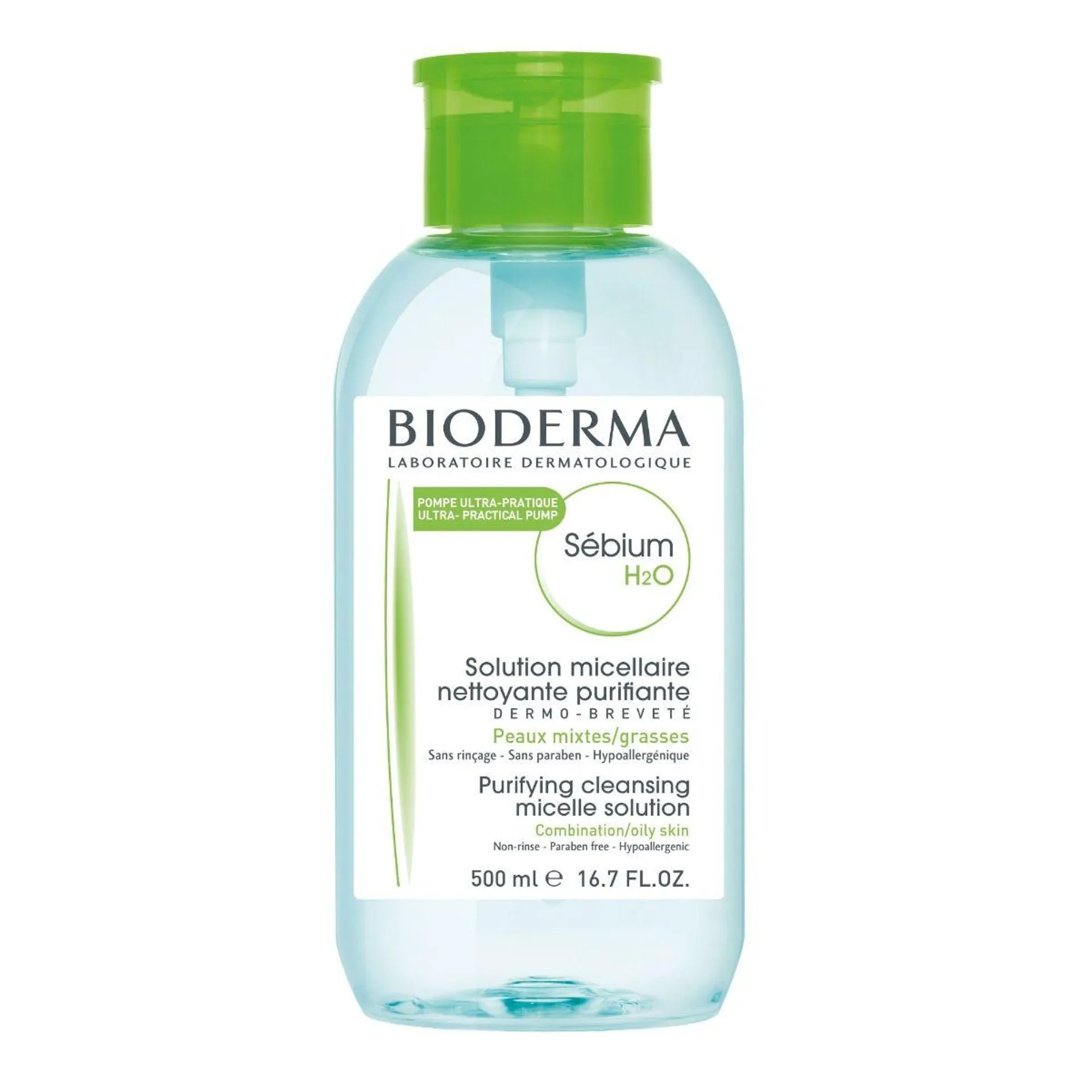 Bioderma Sebium H2O Solución Micelar - Frasco 500 ML