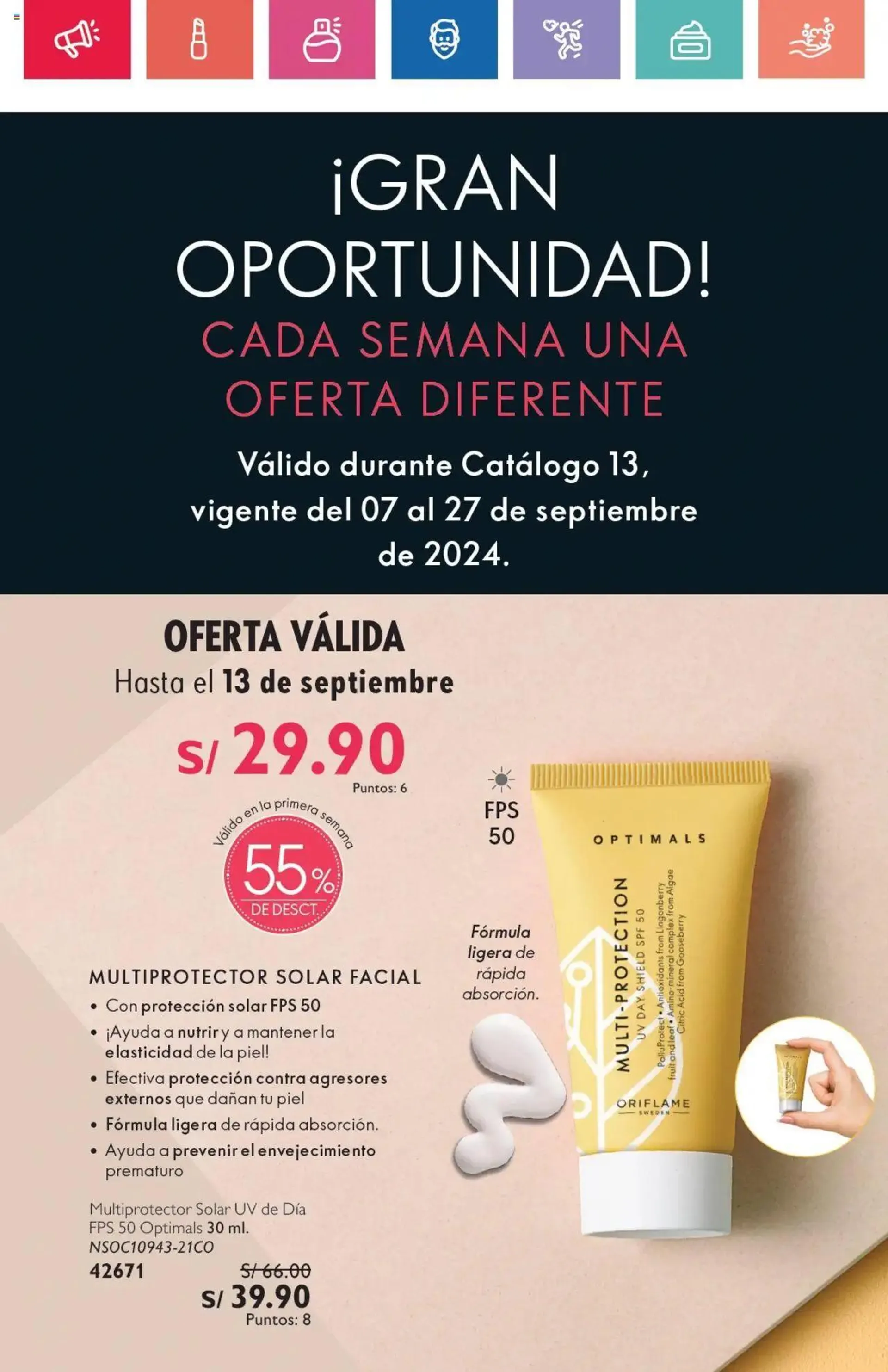 Catalogo de Oriflame - Campaña 13 7 de setiembre al 27 de setiembre 2024 - Pag 66