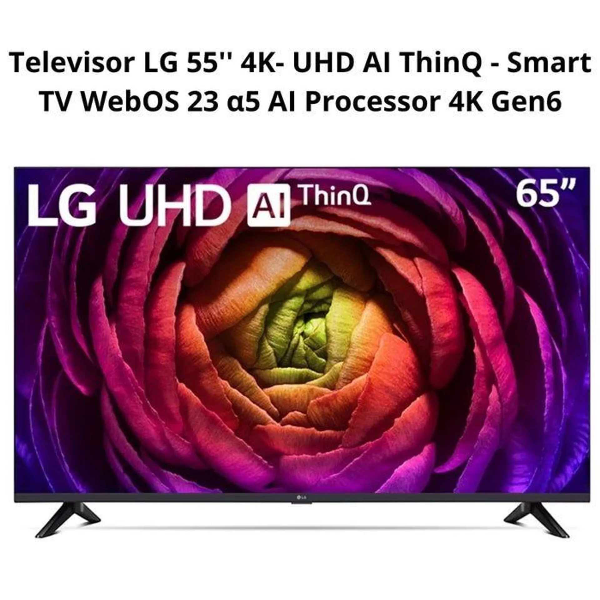 TV LG 55" 4K UHD ThinQ AI Smart TV UR7300 (2023)