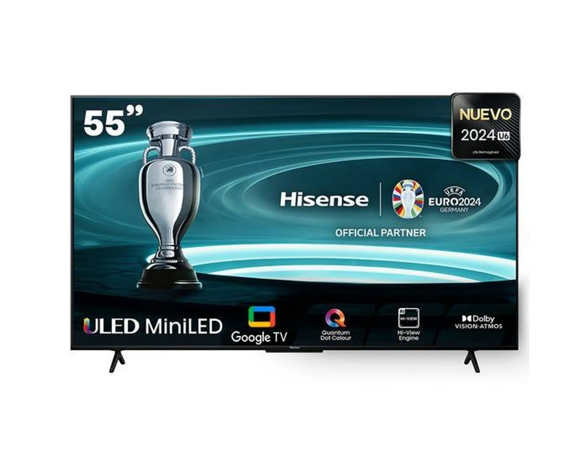 Televisor Hisense Smart TV 55" ULED 4K UHD 55U6N