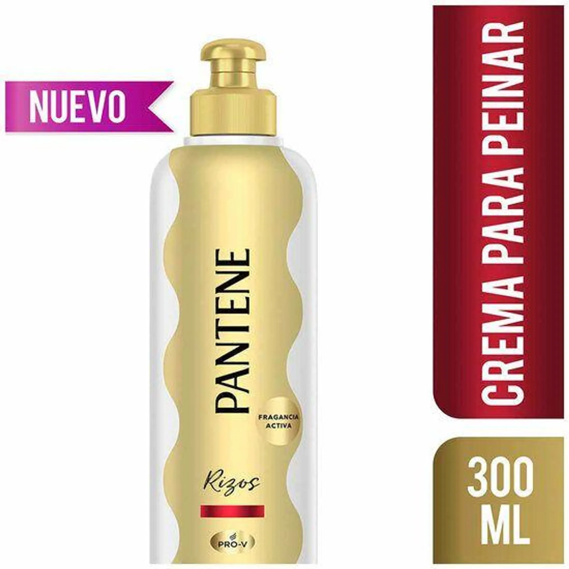 Crema Para Peinar Pantene Rizos - Frasco 300 ML