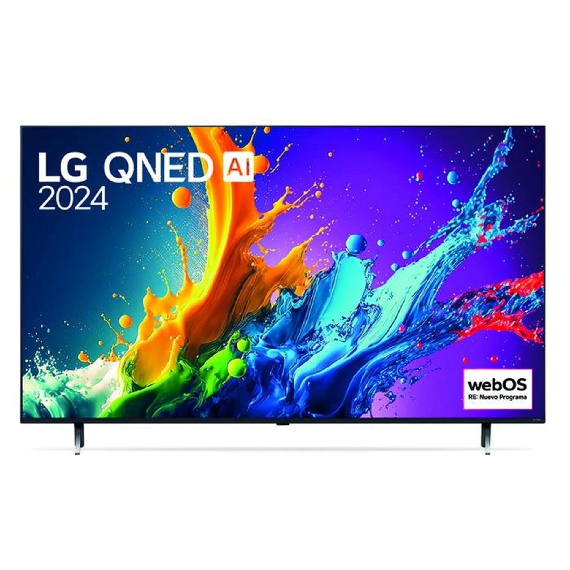 TV LG 65" QNED 4K UHD ThinQ AI WebOS 65QNED80TSA 2024