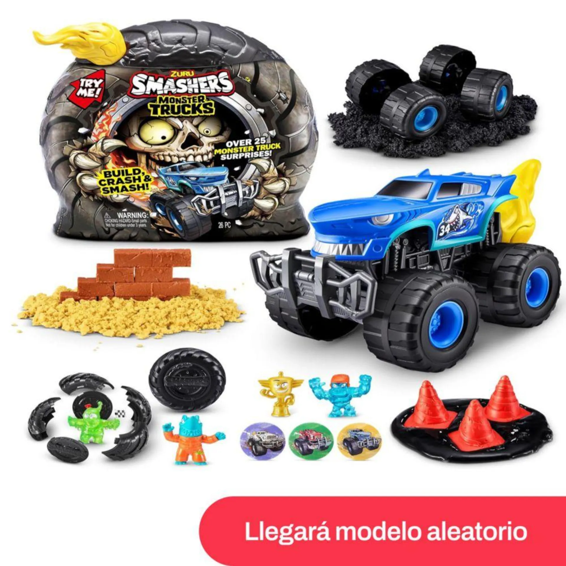 Carro Sorpresa Smashers Monster Wheels