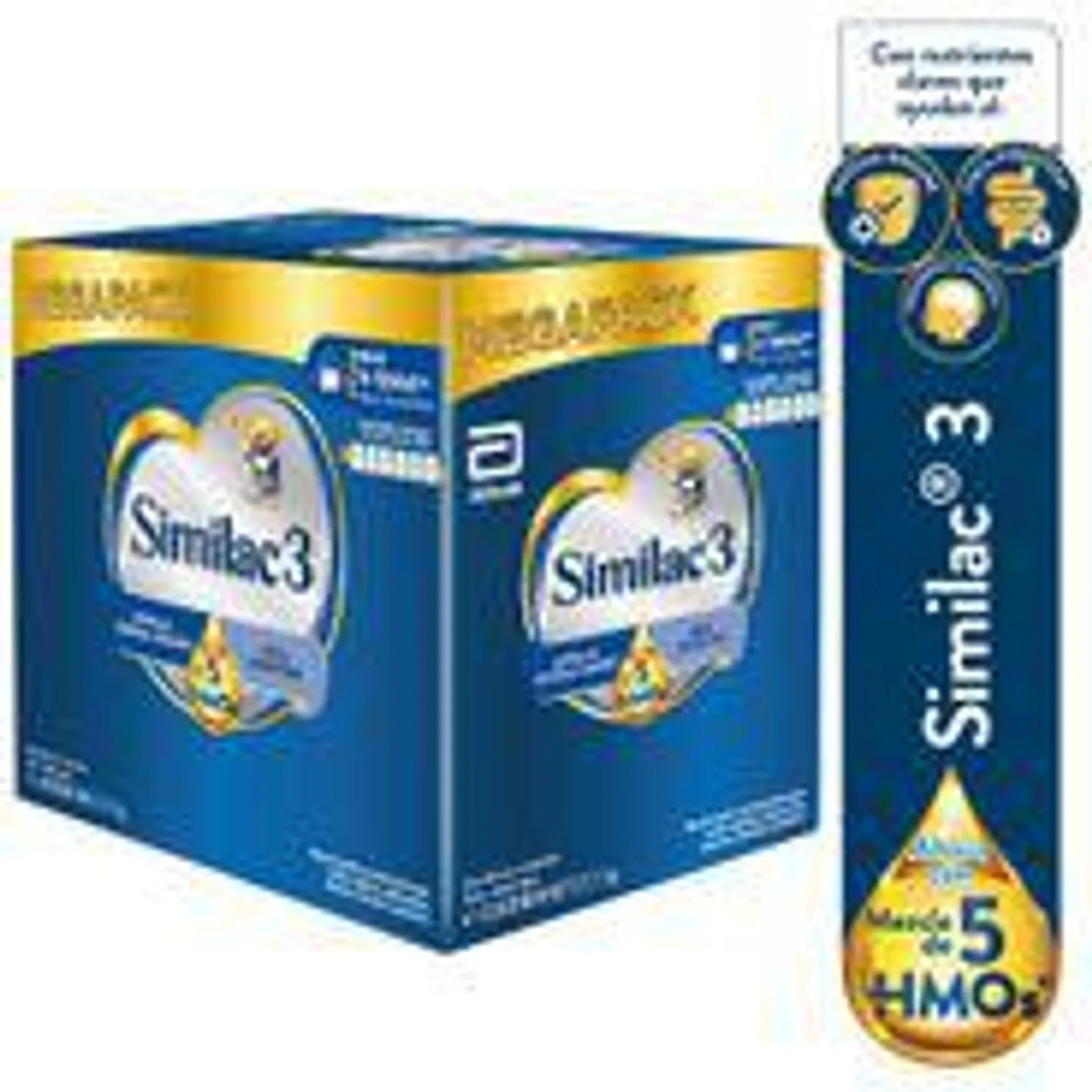 Fórmula Infantil SIMILAC 3 HMO Caja 2100g