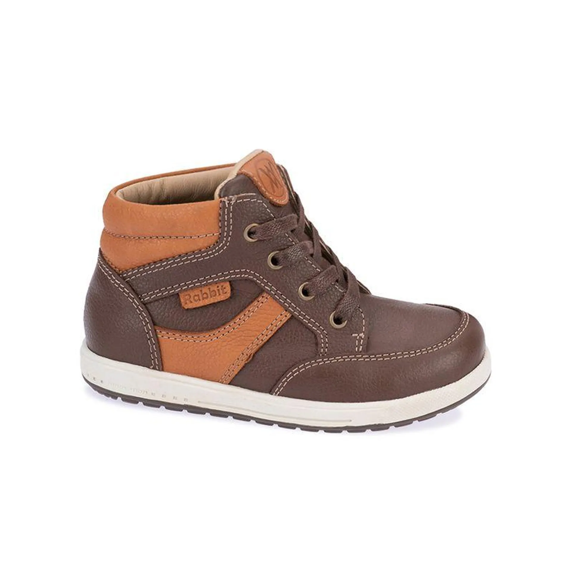 Botin Derby Casual ALEX-037 Marron Rabbit Cuero