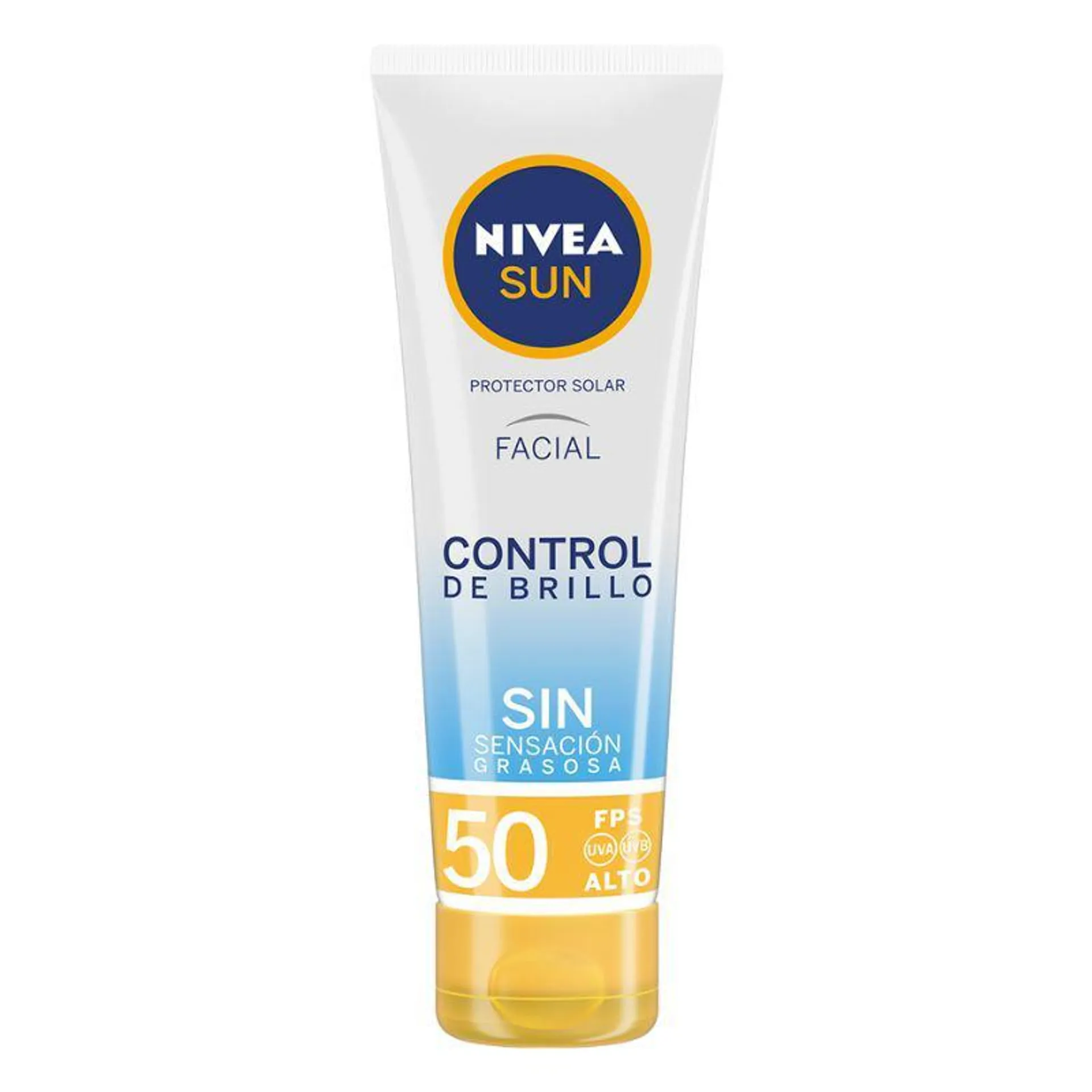 Sun Face Nivea Shine Control Cream FPS 50 - Frasco 50 Ml