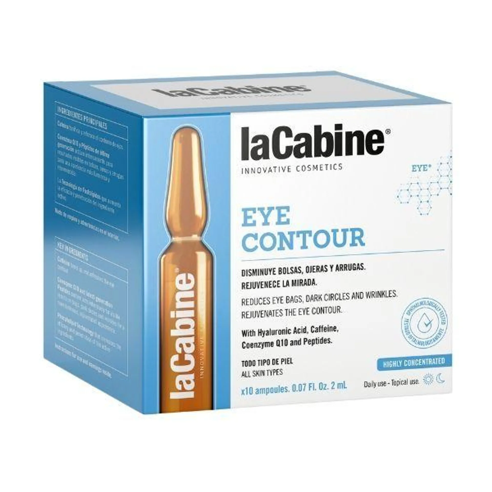 Ampollas Facial LaCabine Contorno de Ojos - Caja 10 UN