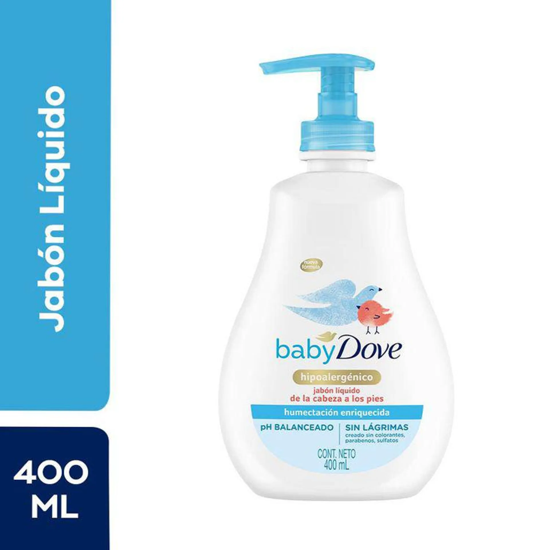 Jabón Líquido Dove Baby Hidratante 400ml