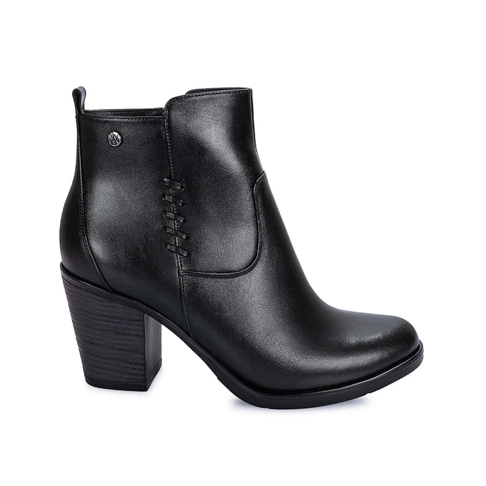 Botin Jodhpur Casual LINDA-2411 Negro Viale Cuero