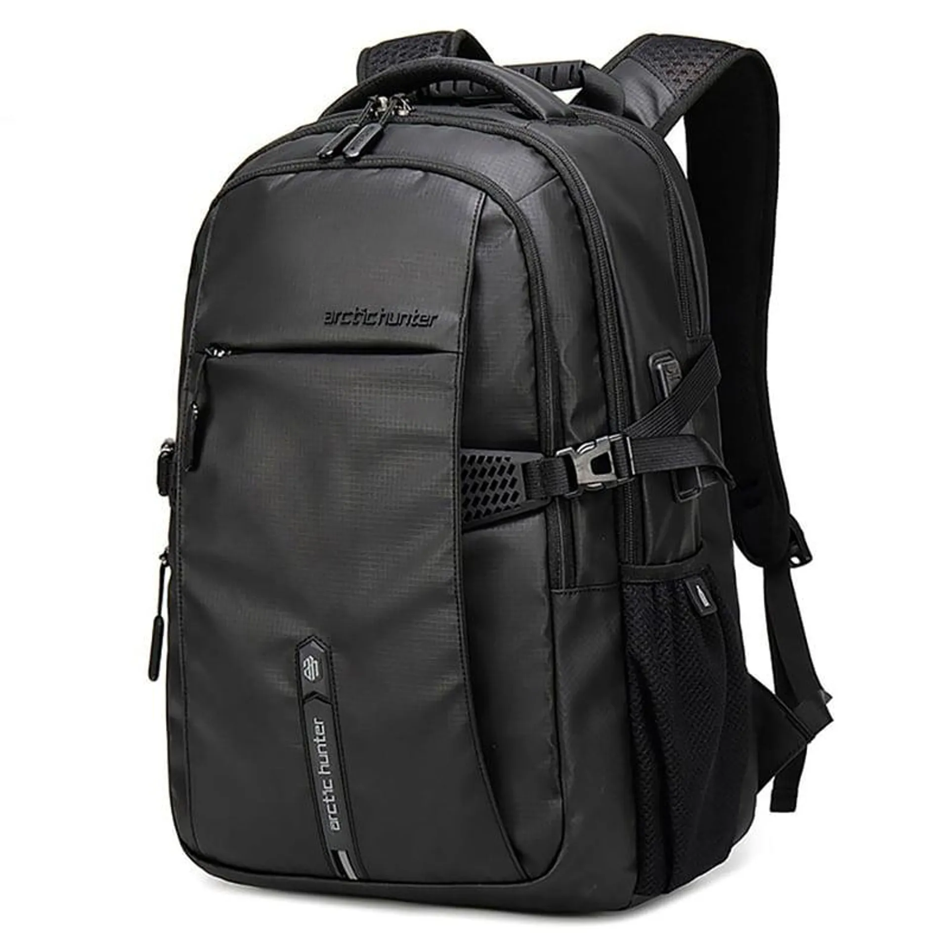 Mochila Hombre Arctic Hunter 0388 Viaje Deportiva Laptop Negro