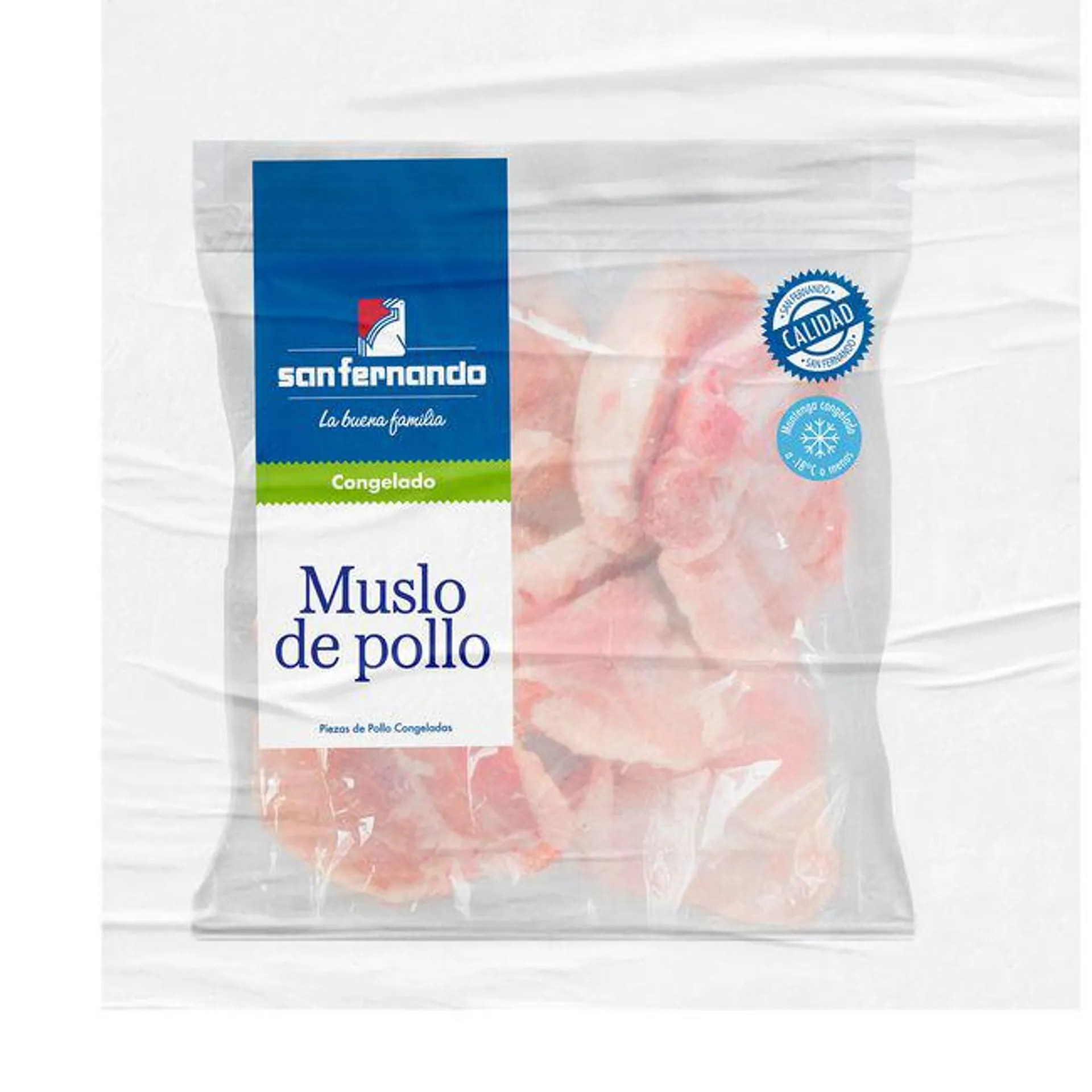 Muslo de Pollo Congelado SAN FERNANDO x kg