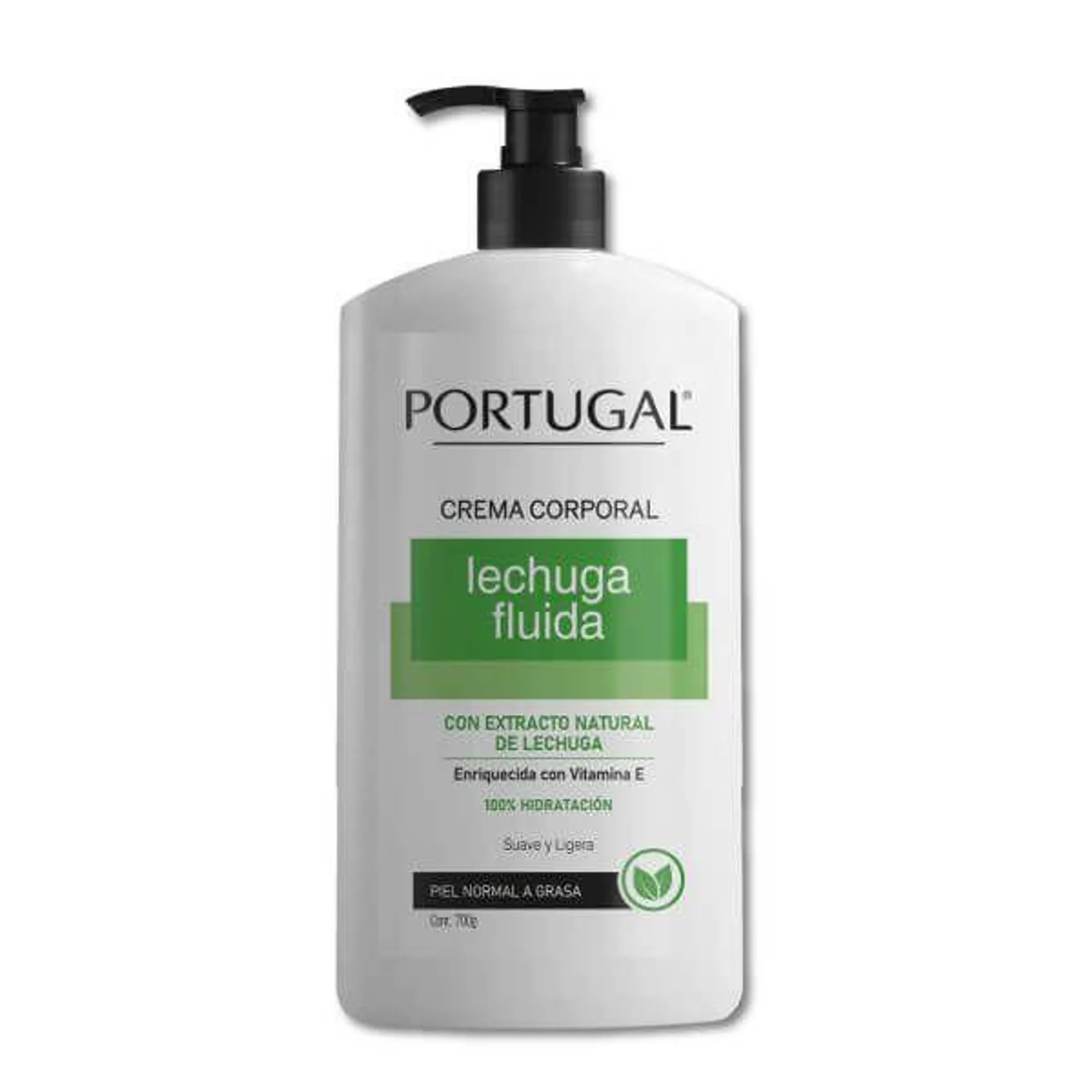 Portugal Crema Corporal Lechuga Fluida - Frasco 700 G