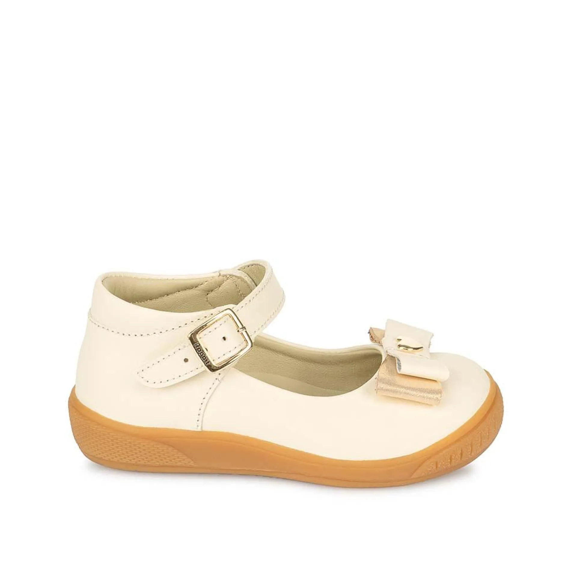 Zapato Maryjane Casual JEFER-2505 Hueso Rabbit Cuero