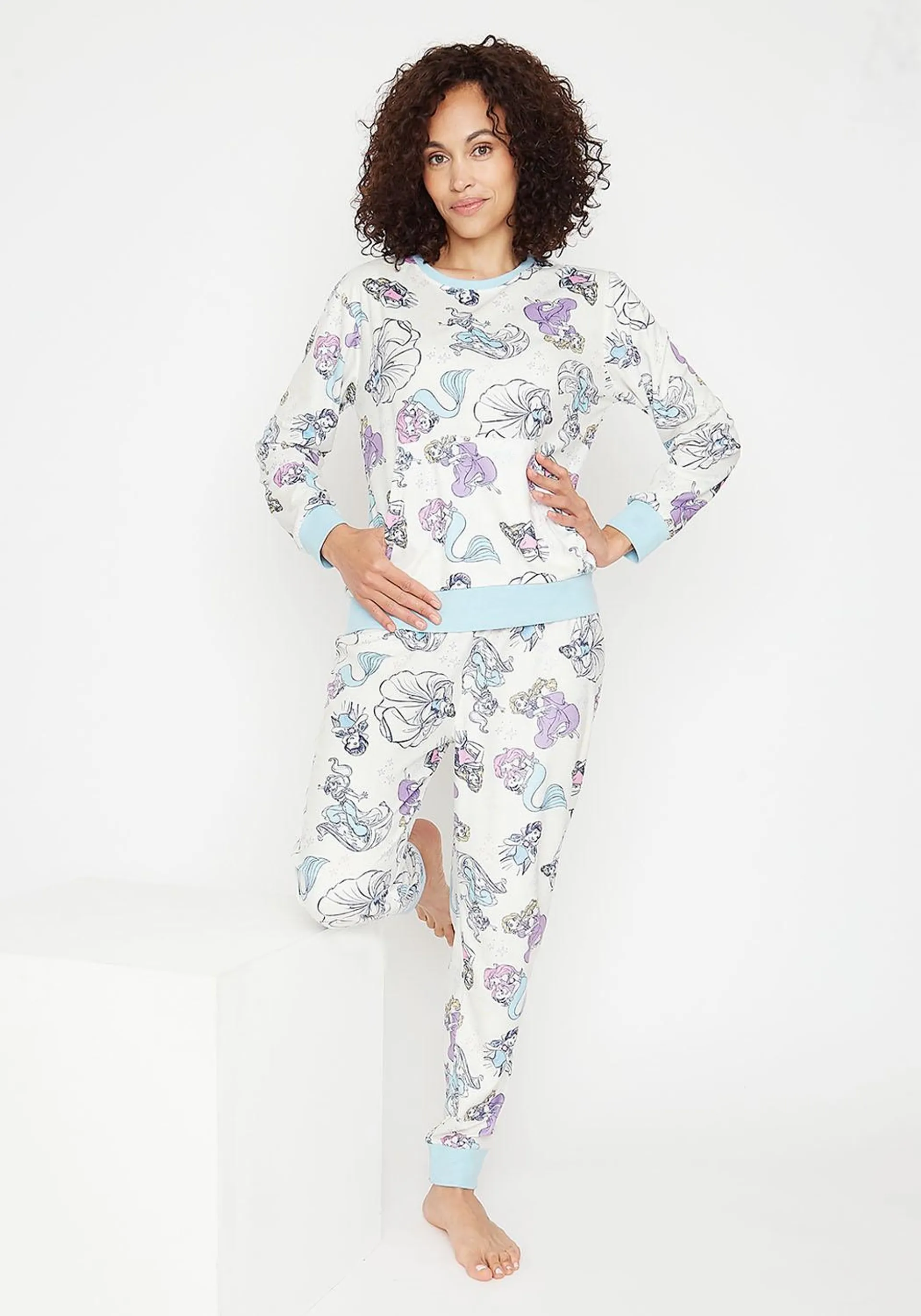 PIJAMA MUJER D6063-CEL