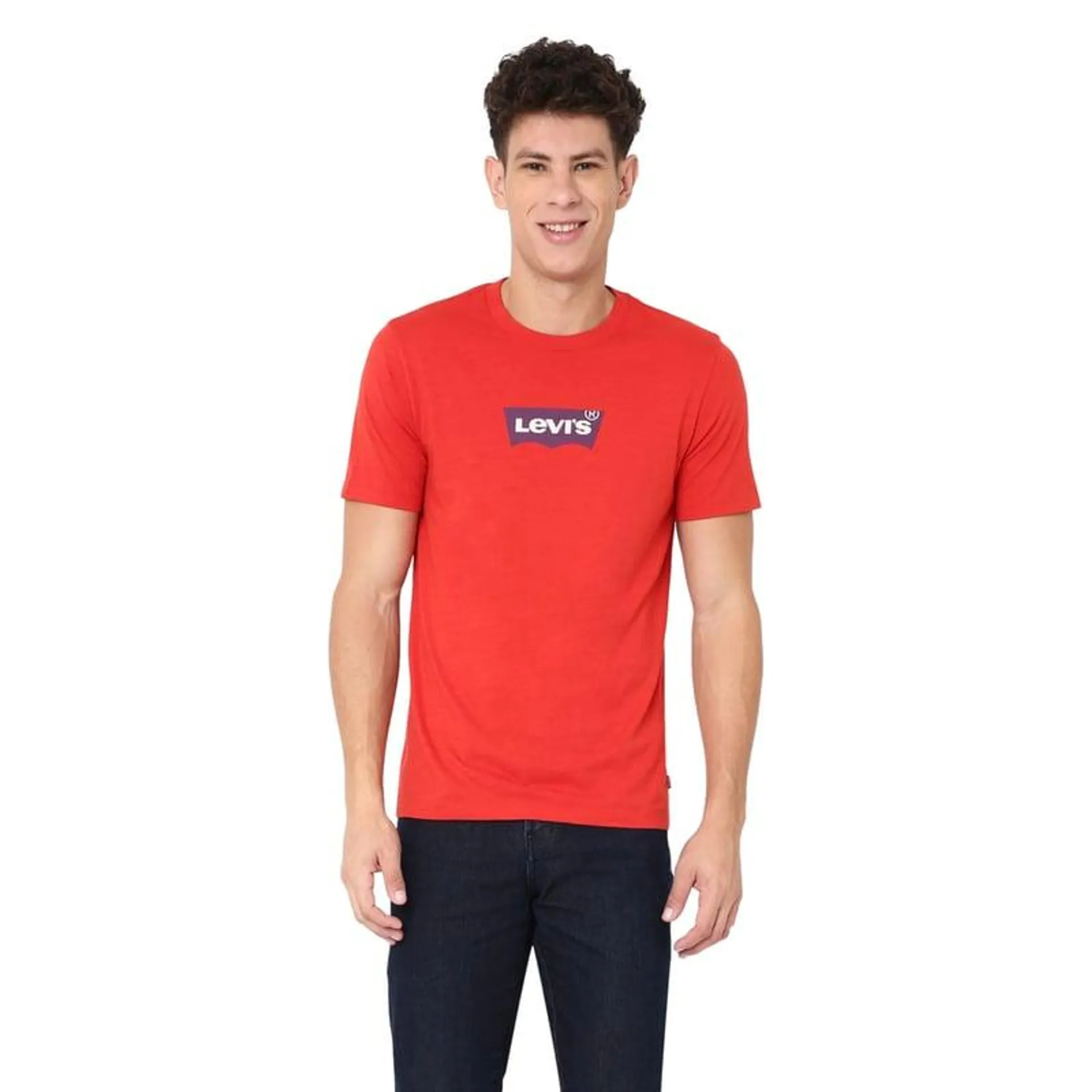 Polo Hombre Graphic Crewneck Tee Rojo Levis