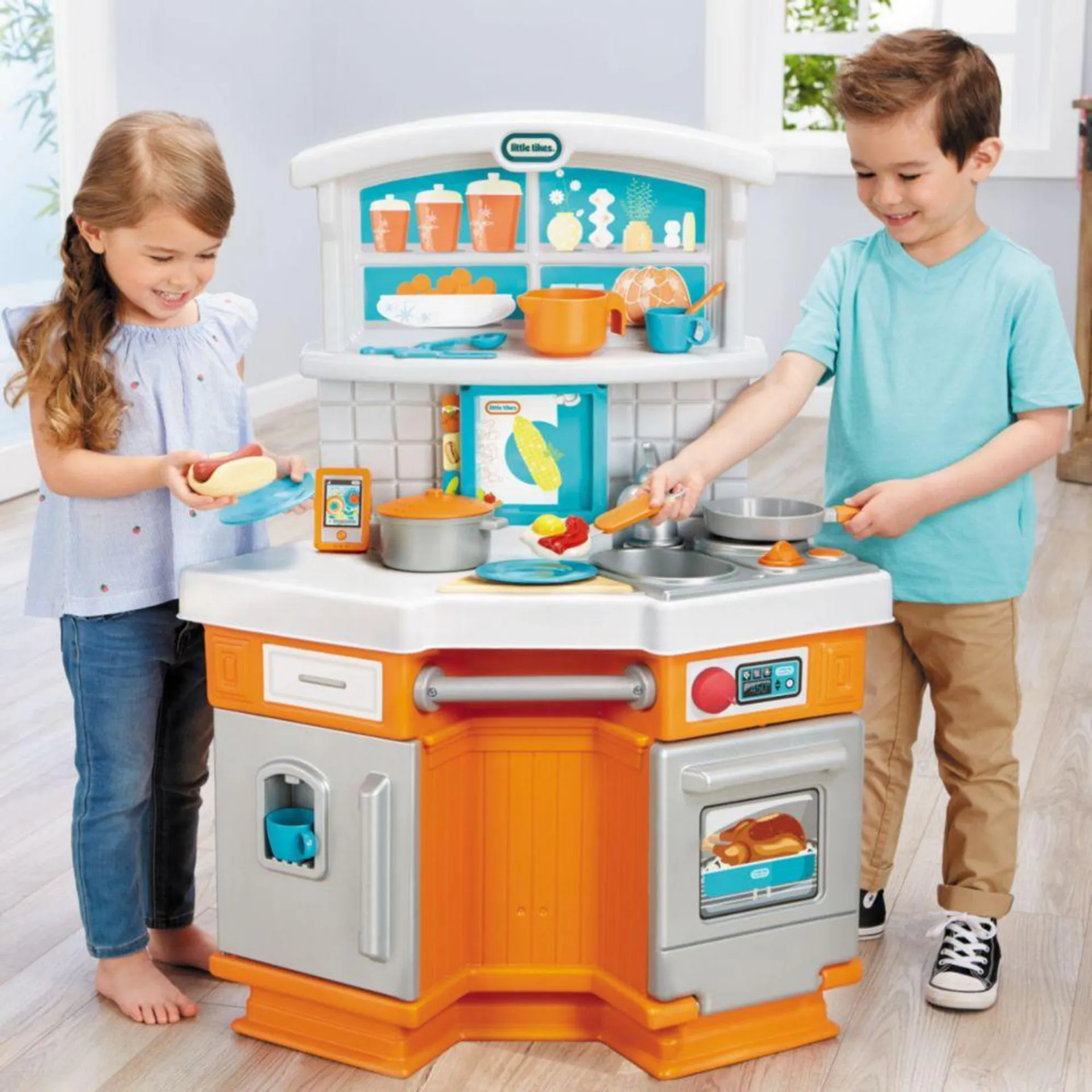 Cocina Para Niños Little Tikes Grown Naranja