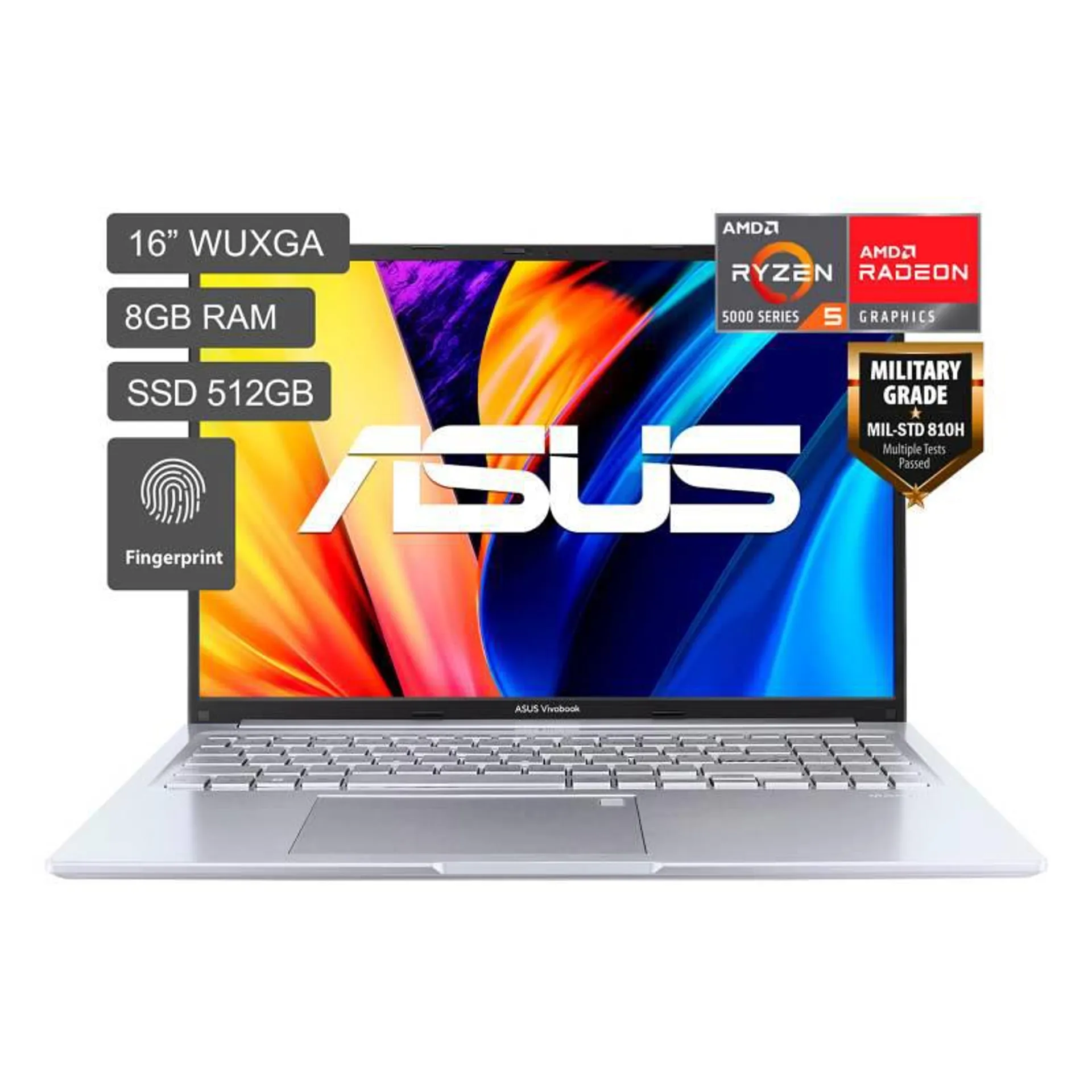 Laptop ASUS Vivobook AMD Ryzen 5 Serie 5000 8GB 512 GB 16.1"