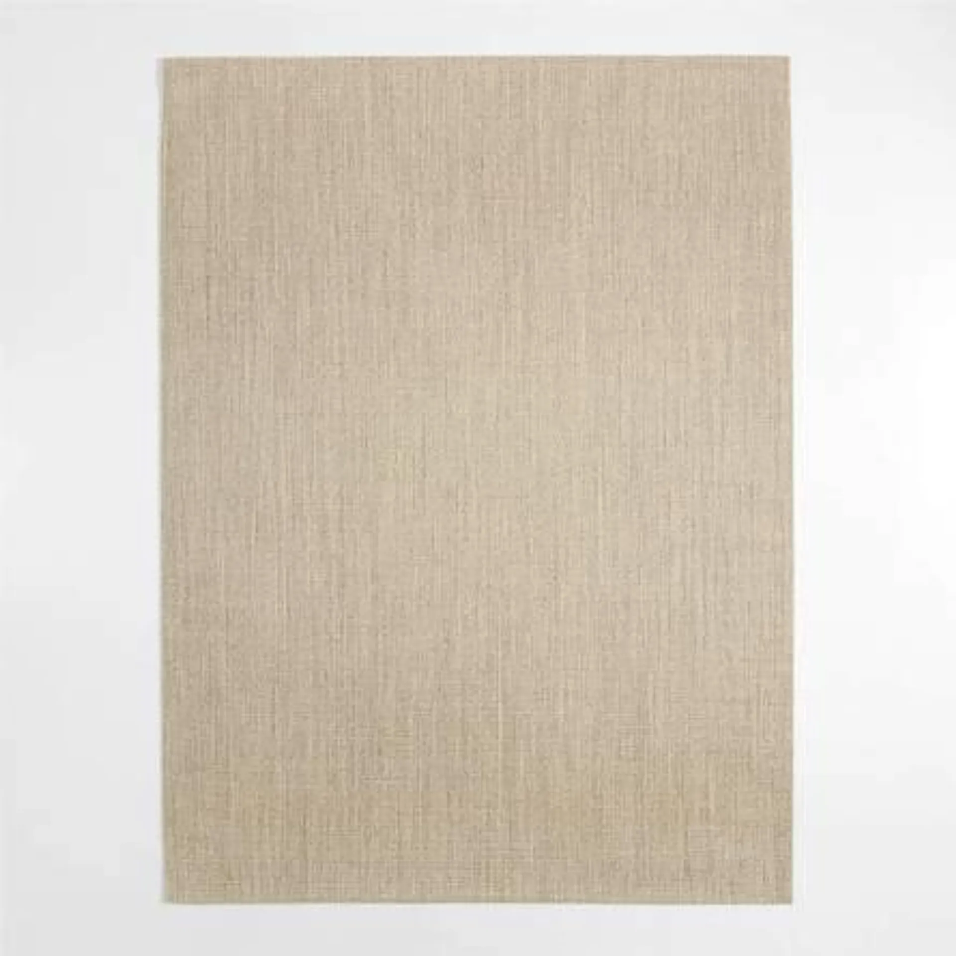 Alfombra De Sisal Beige De Lino 183x274cm