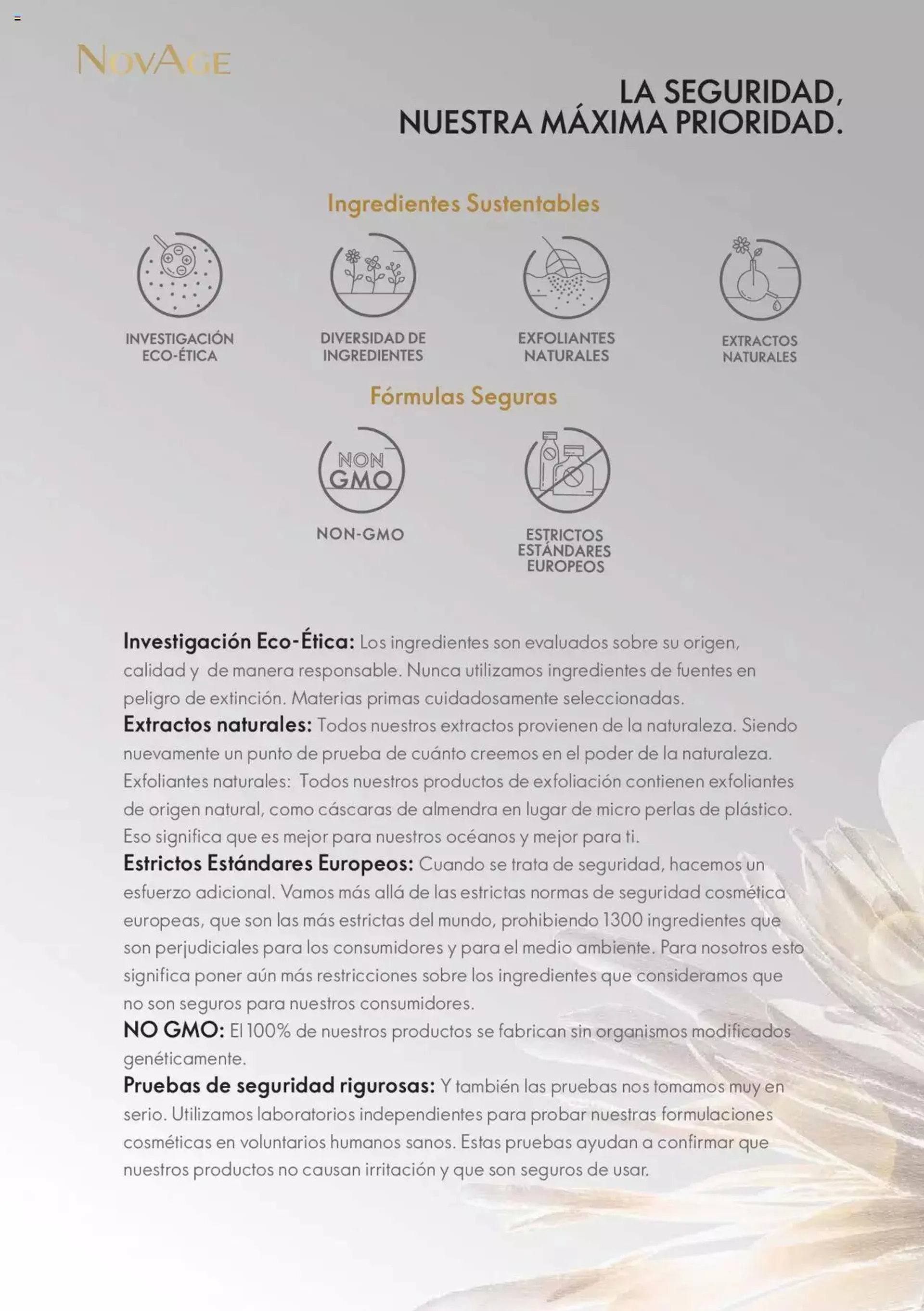 Catalogo de Oriflame - Guía de Producto NovAge 1 de junio al 31 de diciembre 2024 - Pag 2