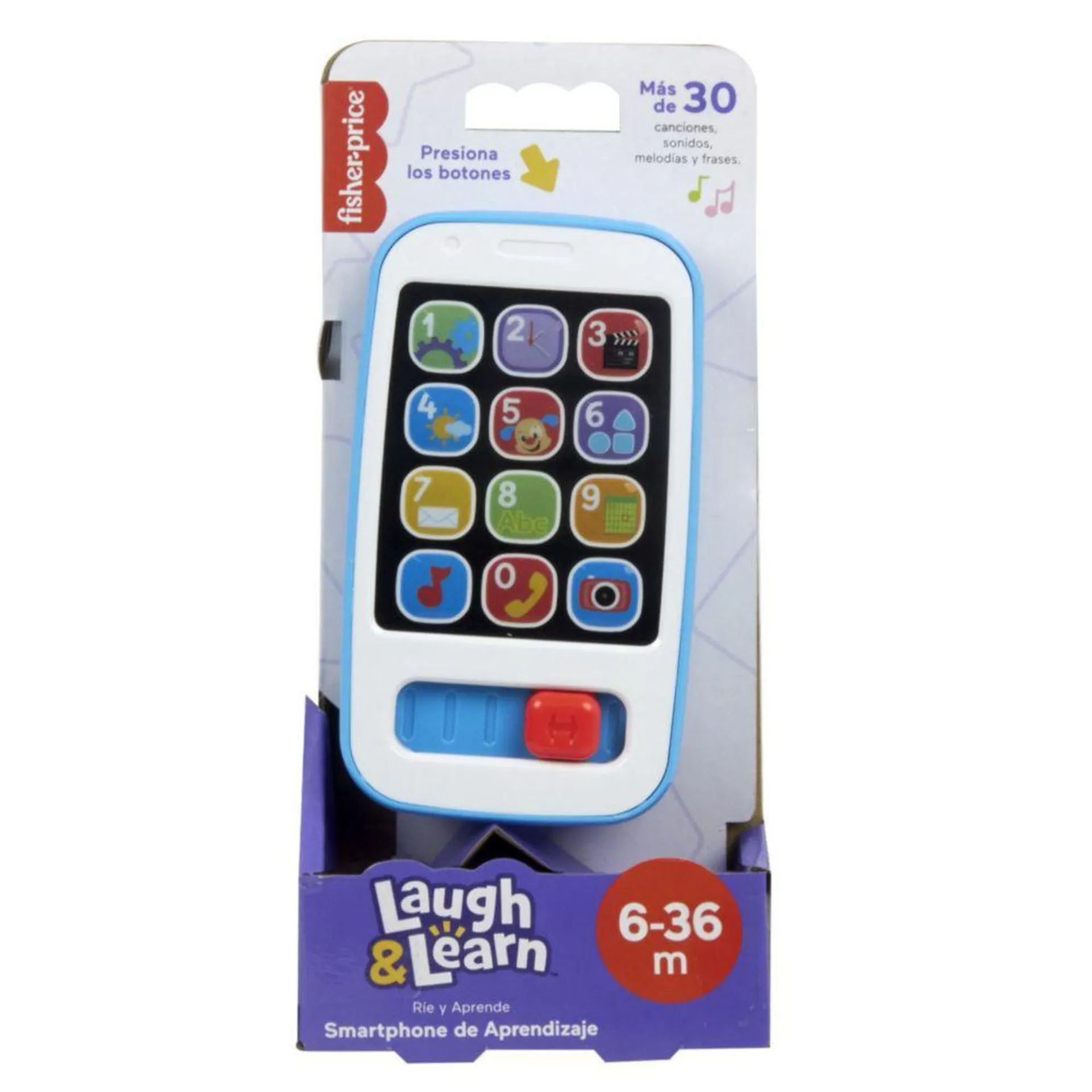 Juguete Para Bebes Fisher Price Smartphone De Aprendizaje Azul