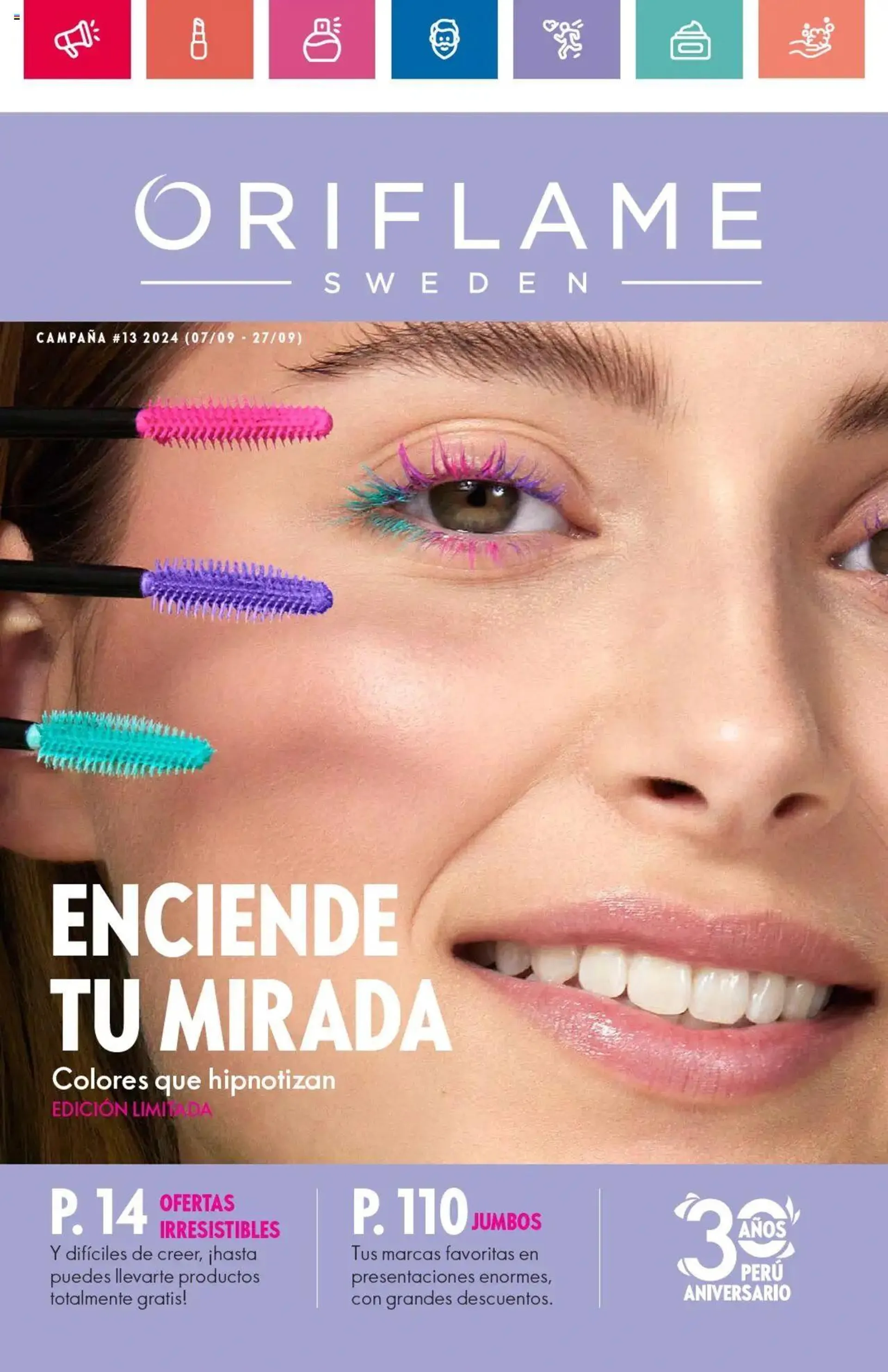 Catalogo de Oriflame - Campaña 13 7 de setiembre al 27 de setiembre 2024 - Pag 1