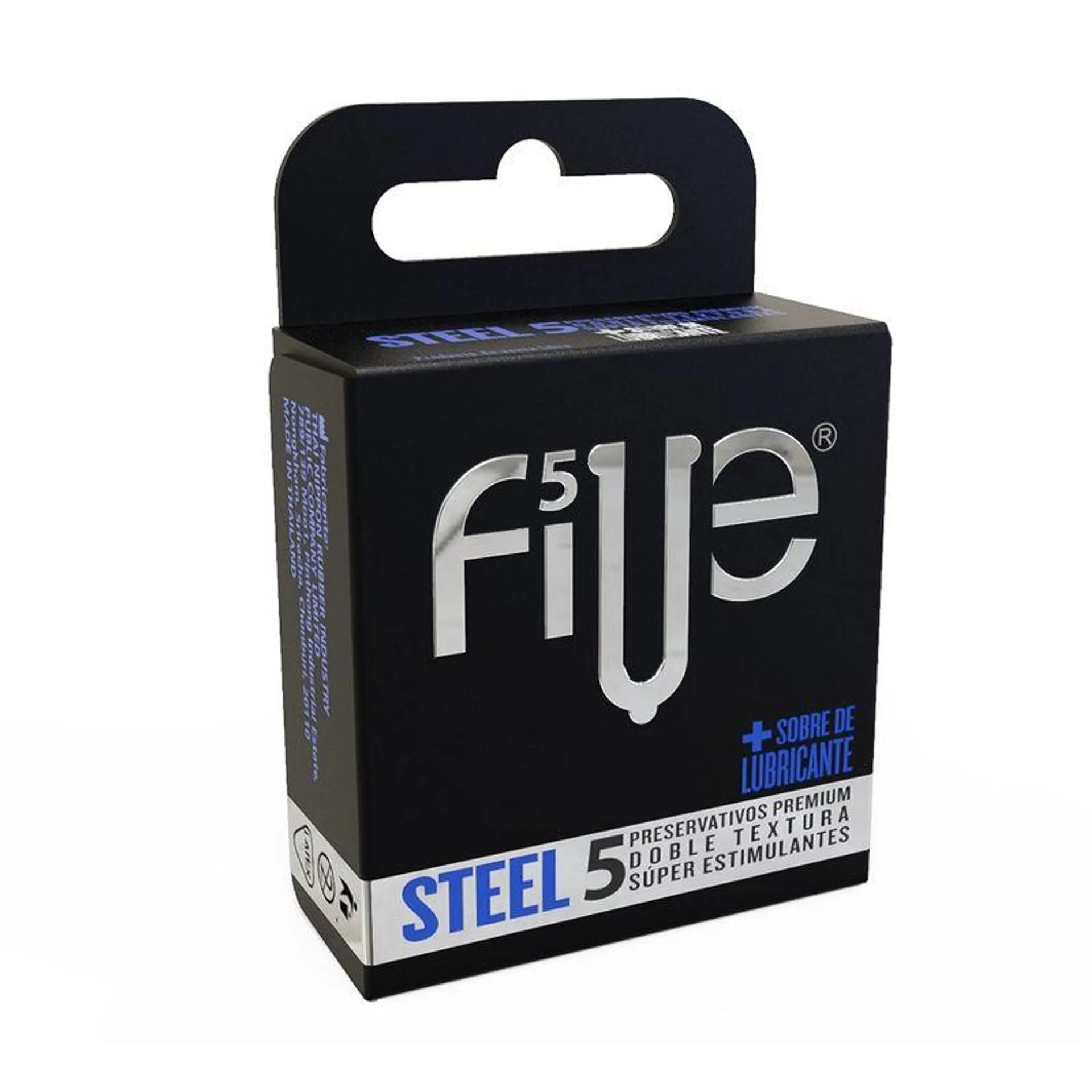 Five Steel Preservativos - Caja 5 und