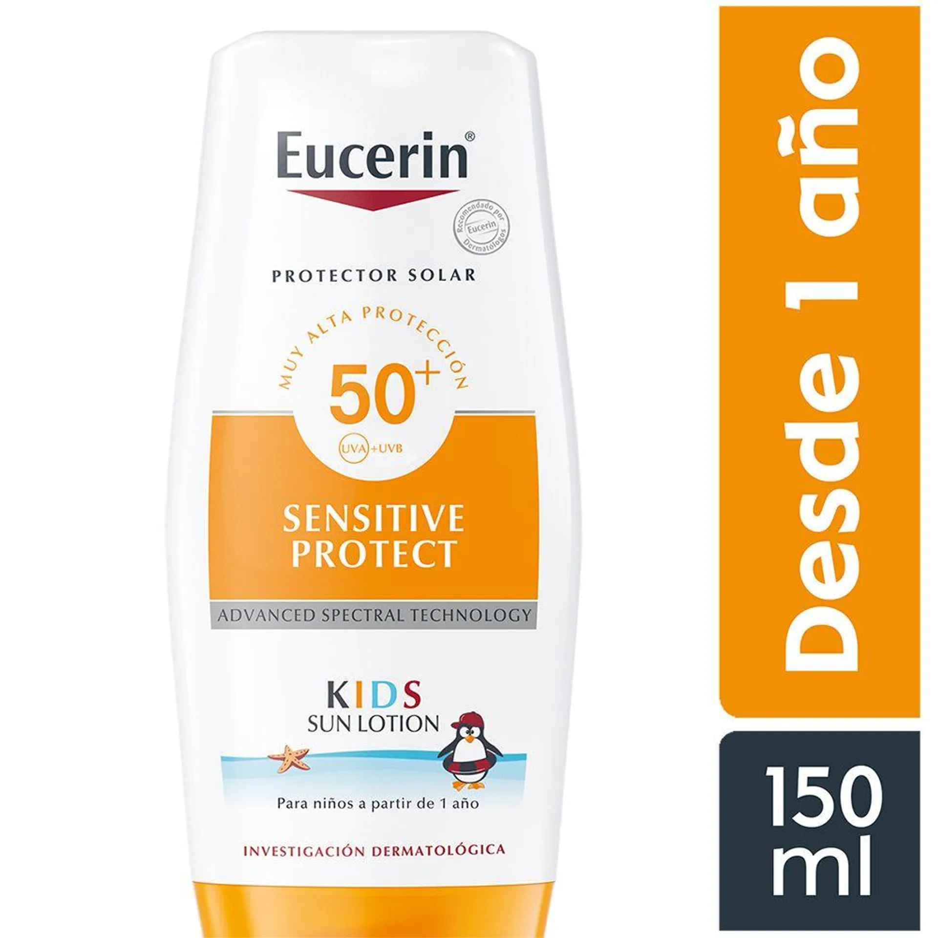 Eucerin Sun Lotion Kids F50+ - Frasco 150 ML