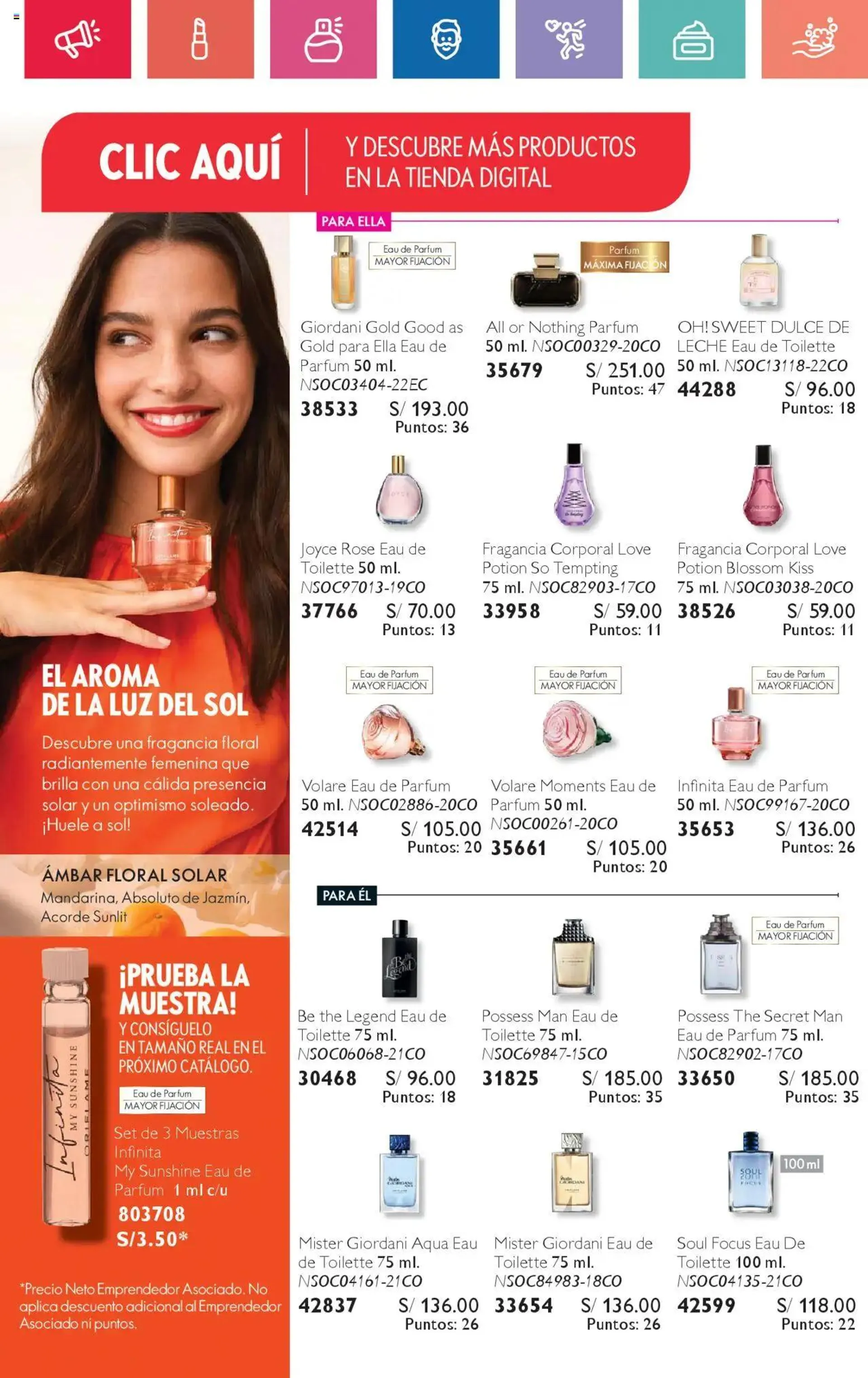 Catalogo de Oriflame - Campaña 14 28 de setiembre al 18 de octubre 2024 - Pag 62