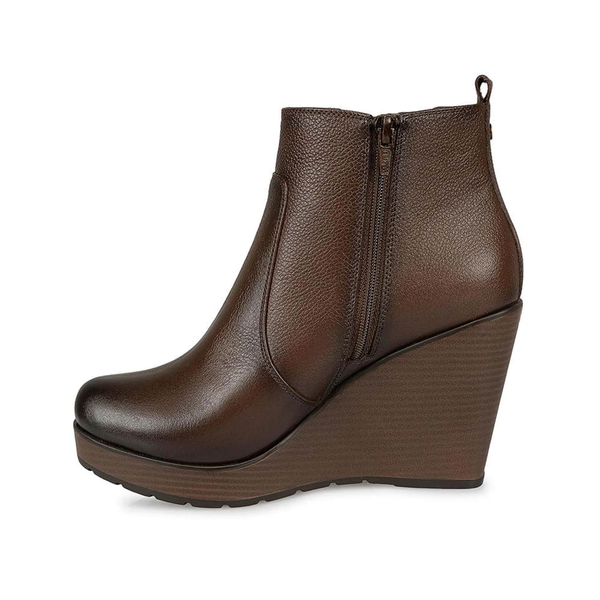 Botin Chelsea Casual LINDA-2414 Africano Viale Cuero